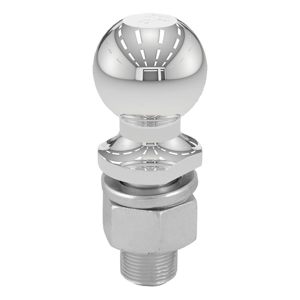 Curt Manufacturing Hitch Balls 40078 Trailer Ball, 2-5/16" Trailer Ball (1-1/4" x 2-5/8" Shank, 15,000 lbs., Chrome, Packaged)