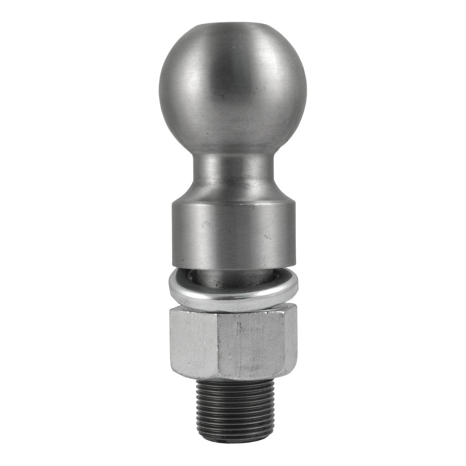 CURT Hitch Balls 40086 Ball, 2 5/16 in. Ball, 1.250 in. Diameter Shank, 2.625 in. Length Shank, 25,000 lbs., 1.0 in. Rise, Each thumbnail 2
