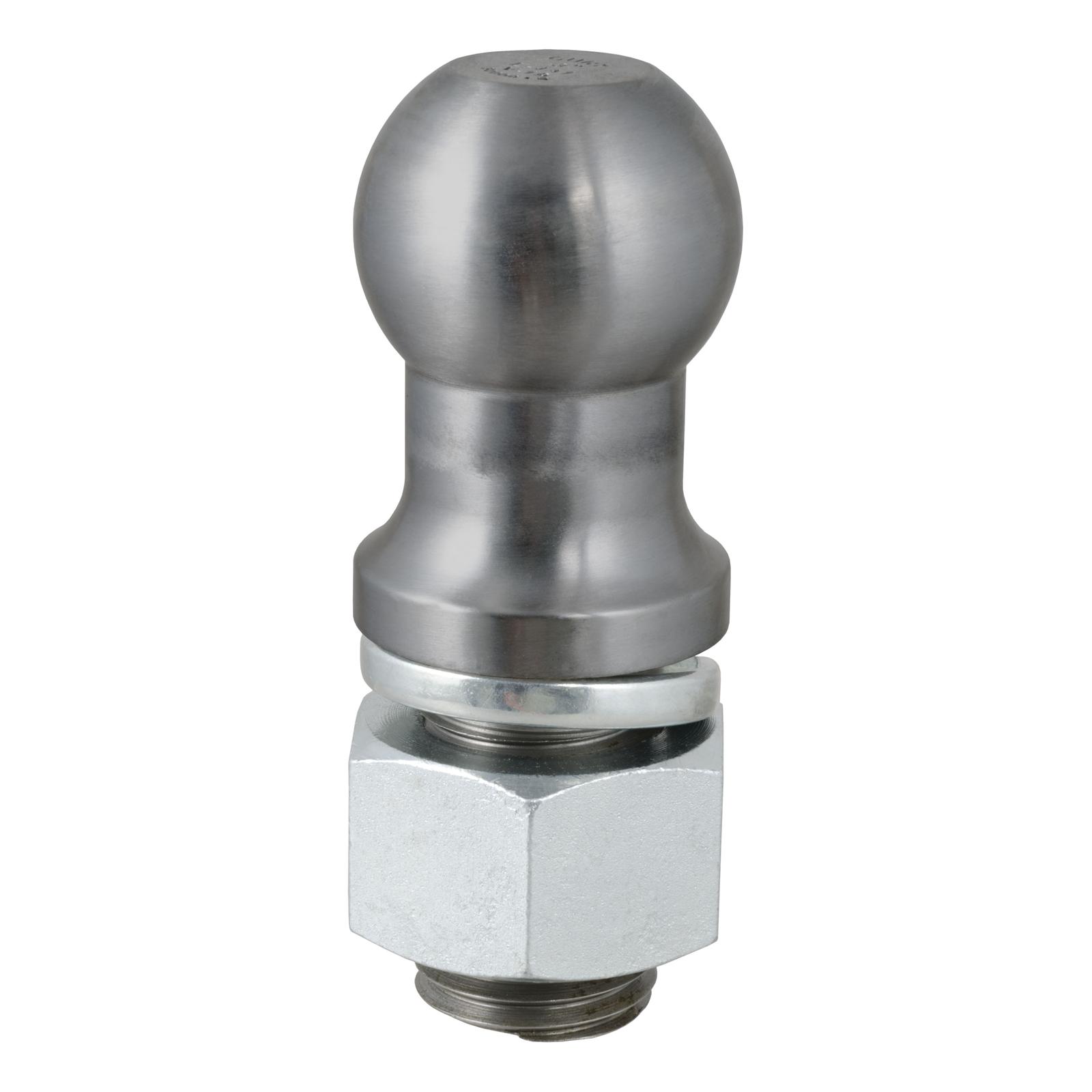 CURT Hitch Balls 40089 Ball, 3 in. Ball, 2.000 in. Diameter Shank, 3.500 in. Length Shank, 30,000 lbs., Each
