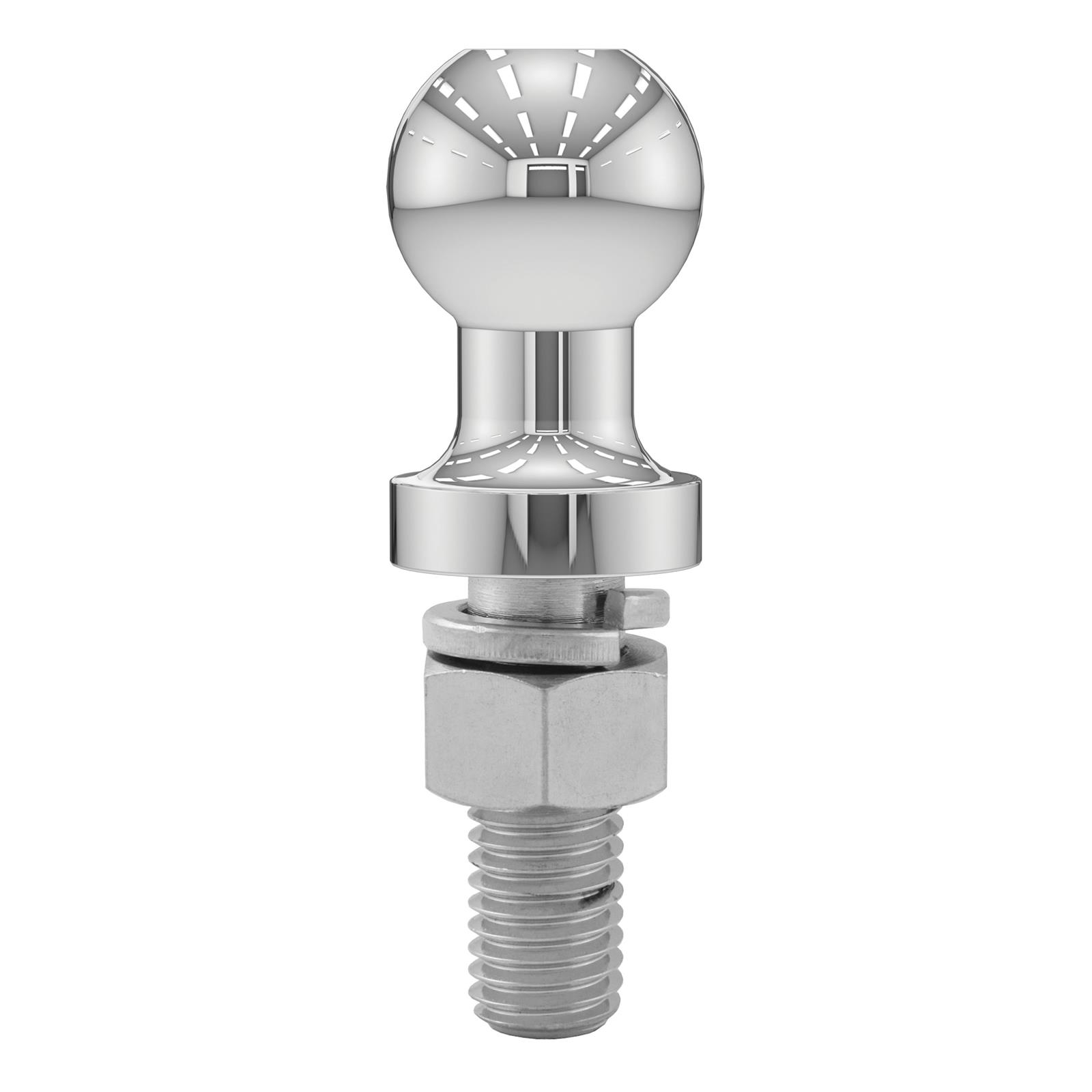 CURT Sway Control Attachment Balls 40093 Ball Mount, Receiver, Steel, Chrome, Each thumbnail 2