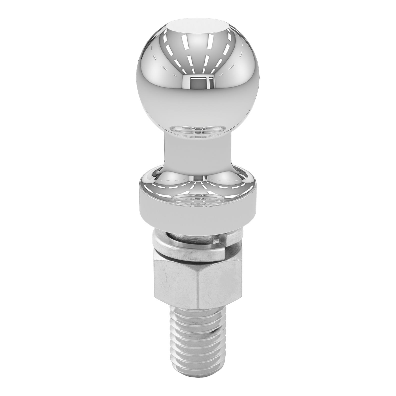 CURT Sway Control Attachment Balls 40093 Ball Mount, Receiver, Steel, Chrome, Each