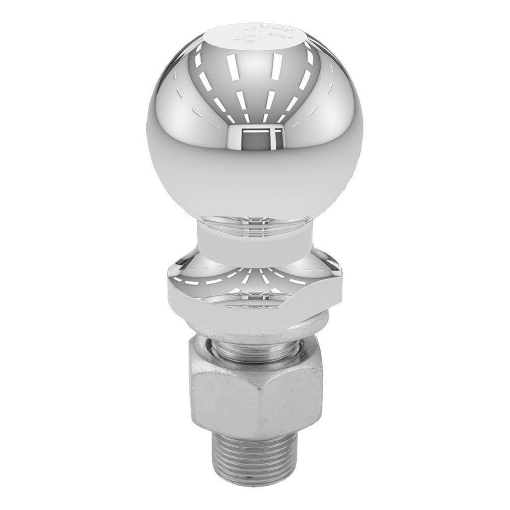 CURT Hitch Balls 40167 Ball, 2 5/16 in., 1.000 in. Shank Diameter, 2.125 in. Shank Length, 7,500 lbs. Capacity, Steel, Chrome, Each thumbnail 3
