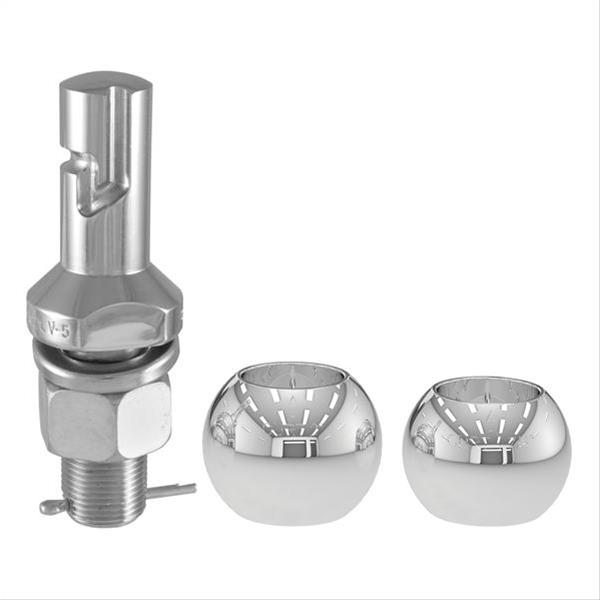 CURT Switch Balls 42178 Ball, Trailer Hitch, Steel, Chrome, 1.0 in. Shank, 1 7/8 in./2.0 in. Ball, Kit