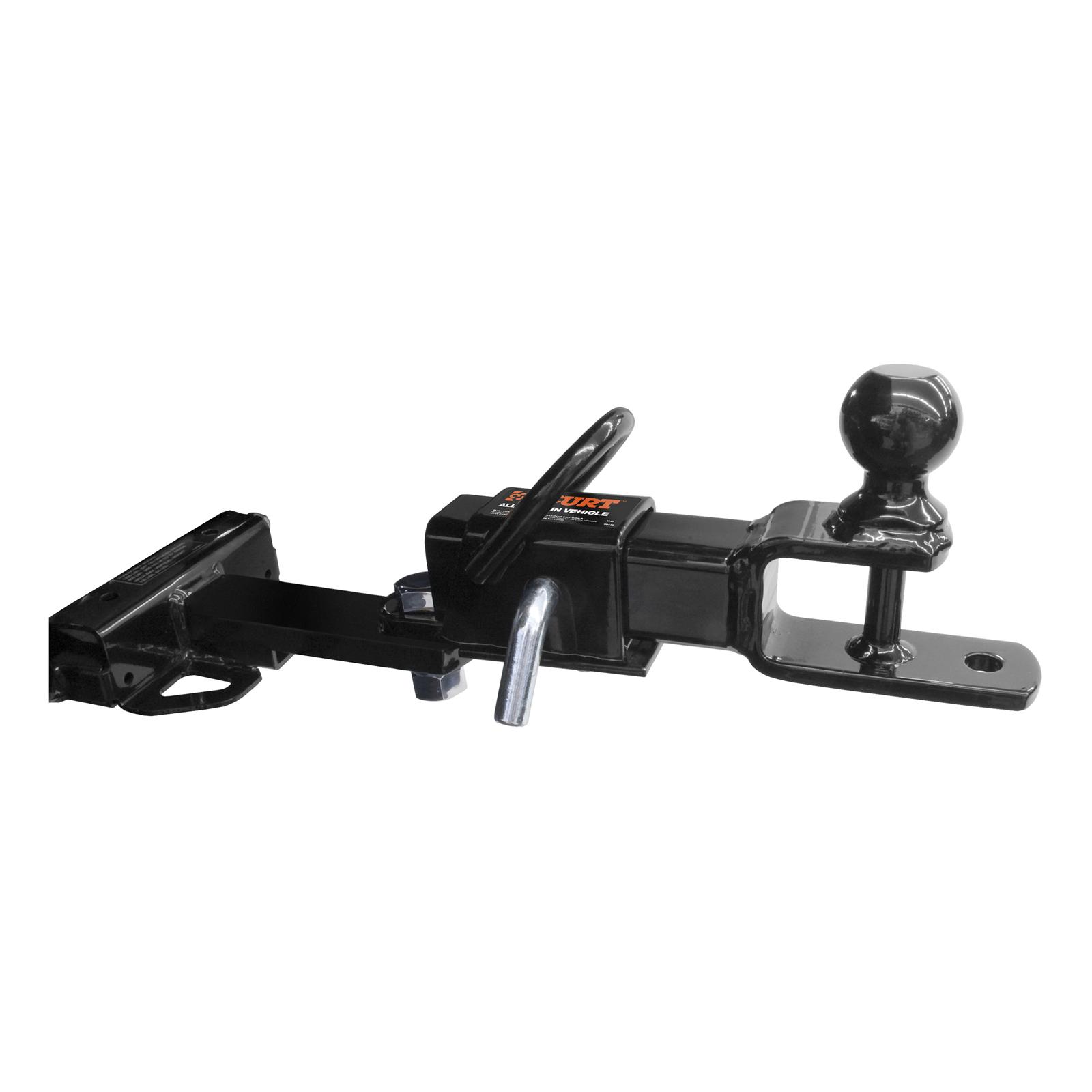 CURT Bolt-On ATV Adapters 45006 Hitch, Adapter, Rear, 2 in. Square Style, Black Powdercoated, Each thumbnail 4