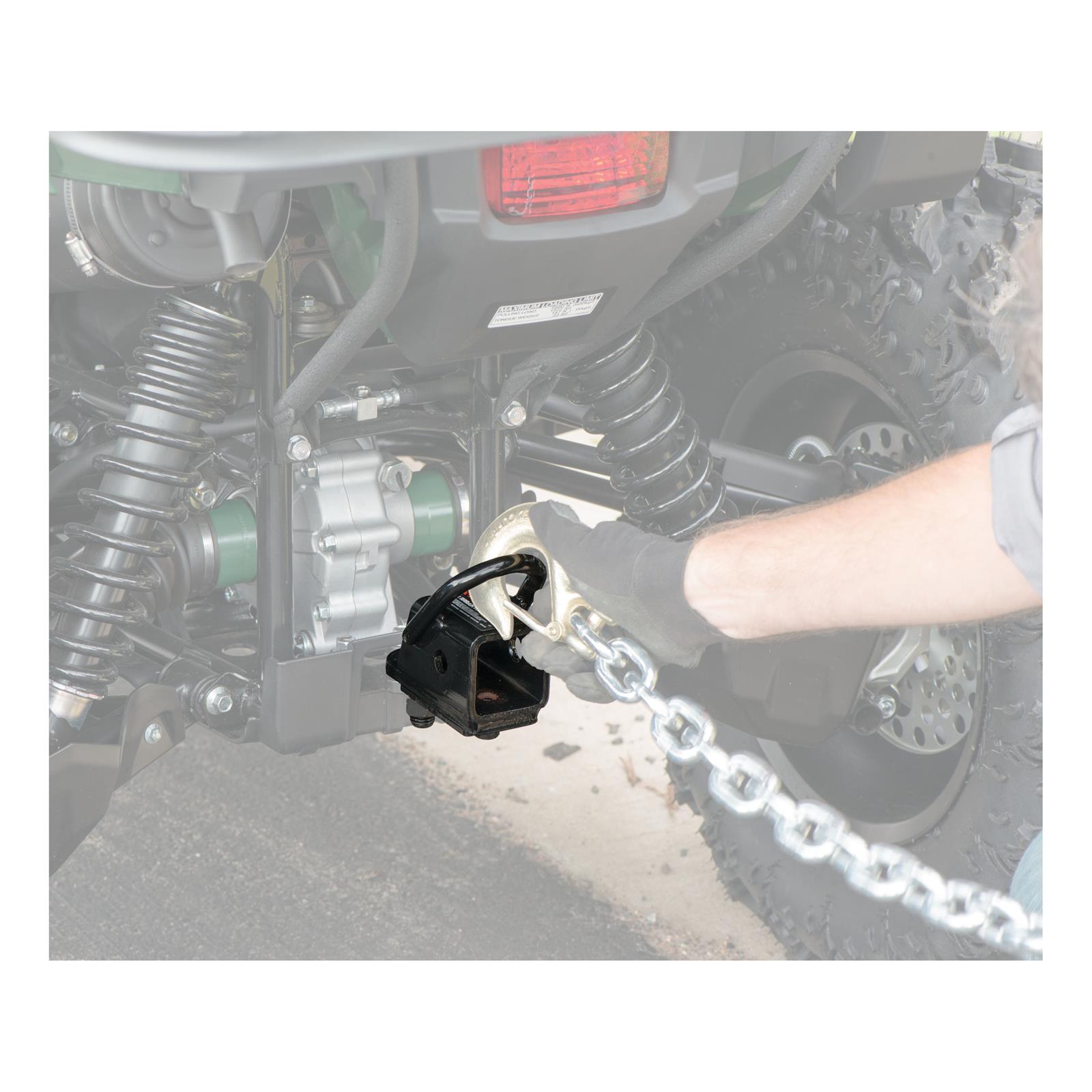 CURT Bolt-On ATV Adapters 45006 Hitch, Adapter, Rear, 2 in. Square Style, Black Powdercoated, Each thumbnail 6