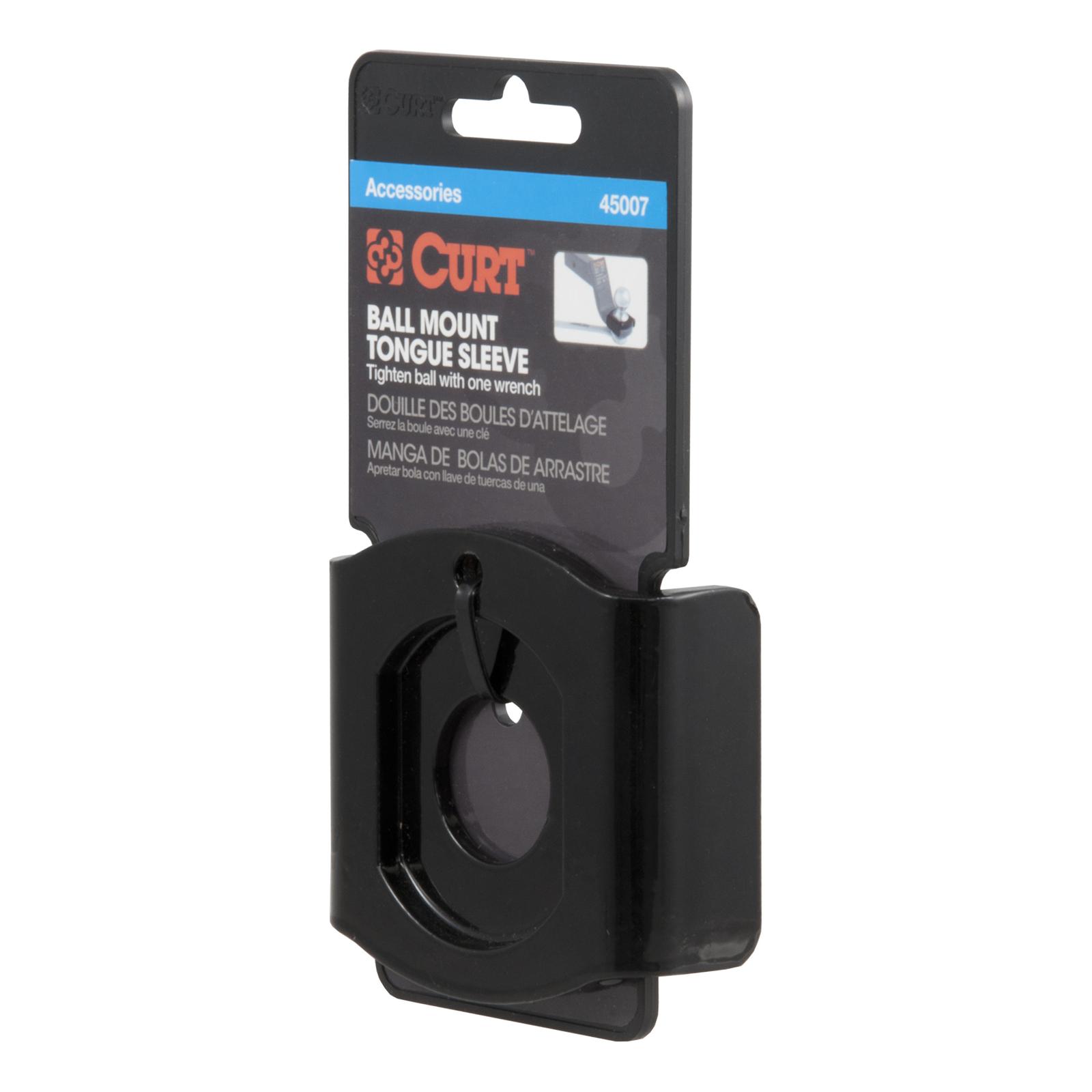 Curt Manufacturing Ball Mount Tongue Holding Sleeves 45007 Receiver Hitch Mount, Sleeve thumbnail 4