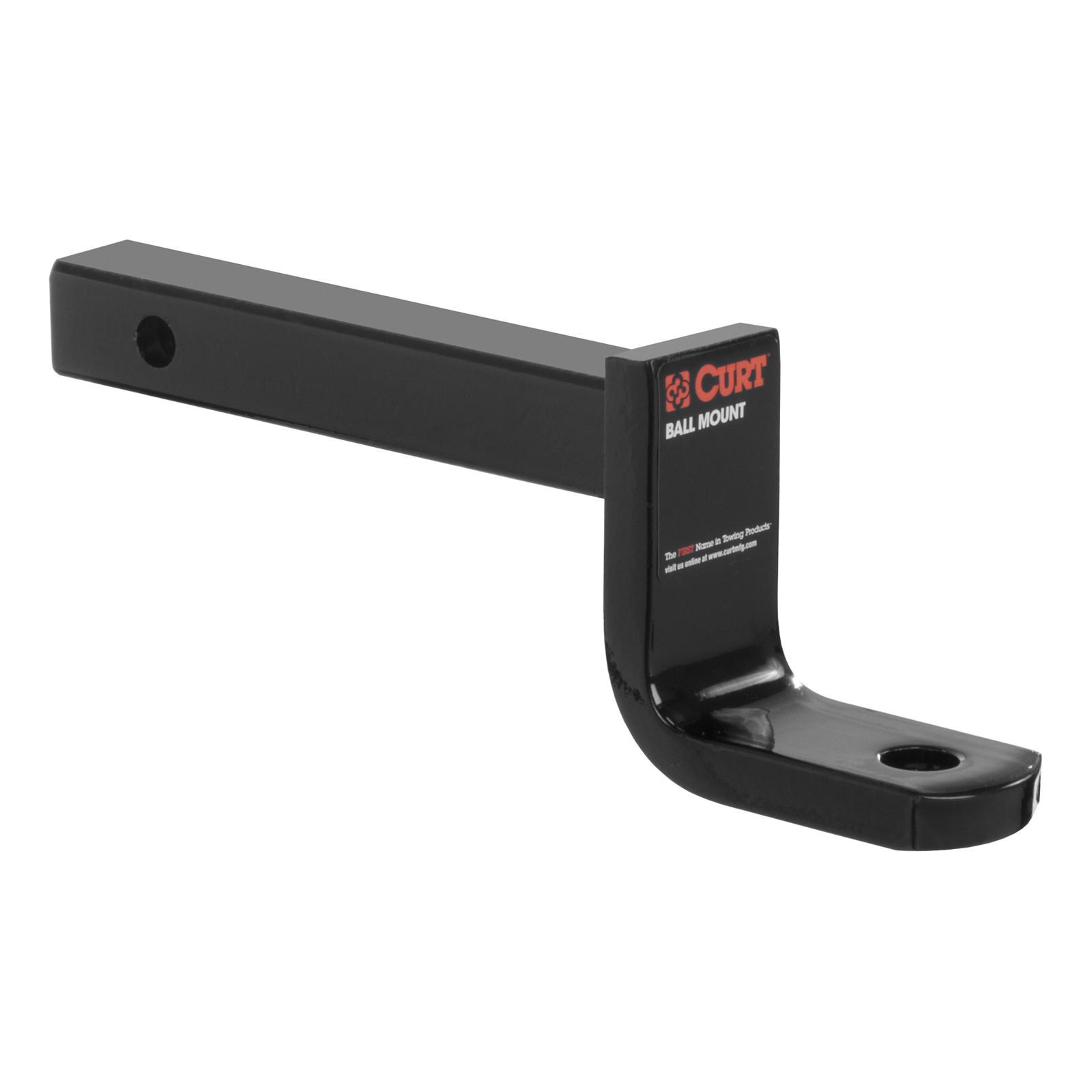 CURT Powdercoated Ball Mounts 45016 Receiver Hitch Mount, Mount, 9 3/8 in. Length thumbnail 2