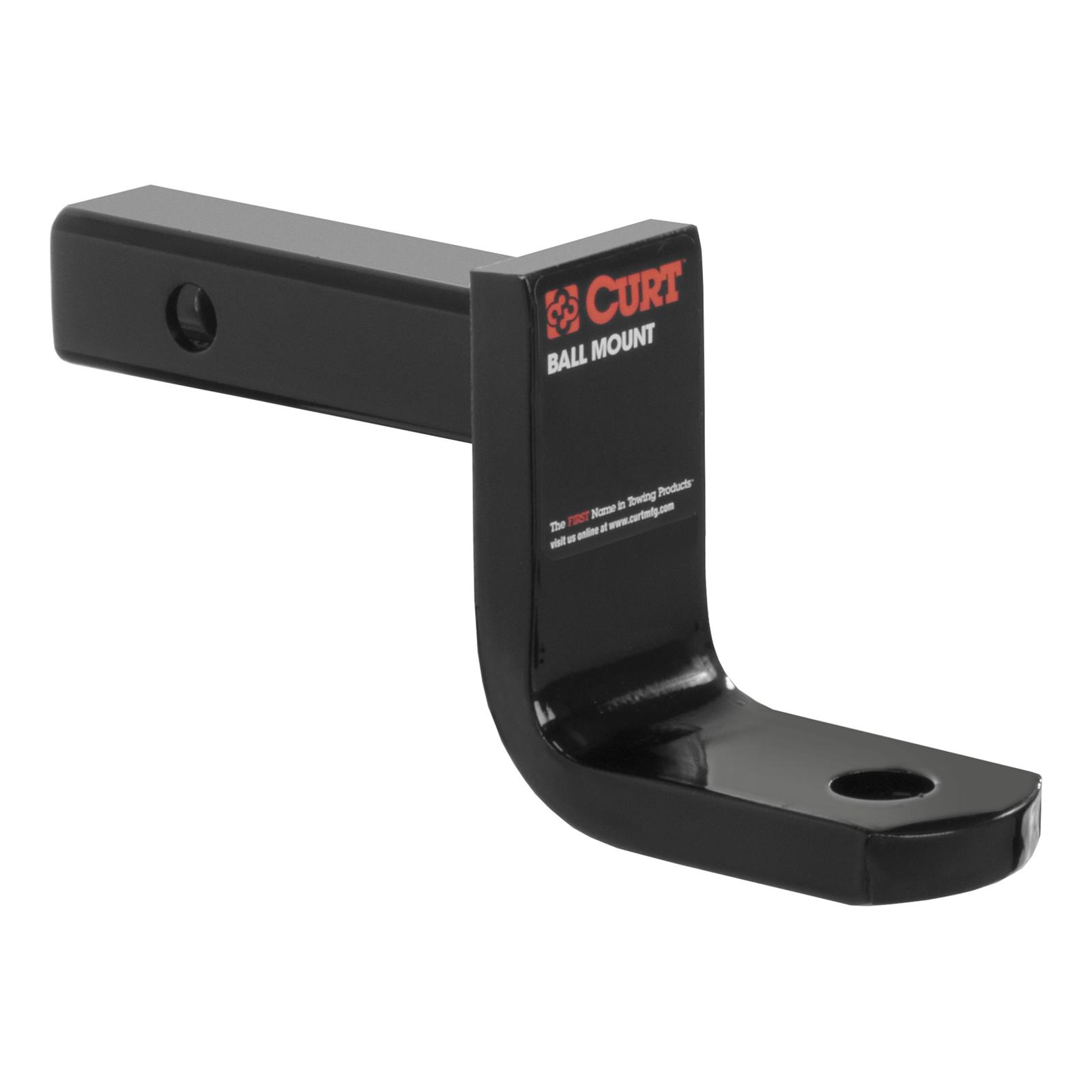 CURT Powdercoated Ball Mounts 45027 Receiver Hitch Mount, Mount, Class I thumbnail 2