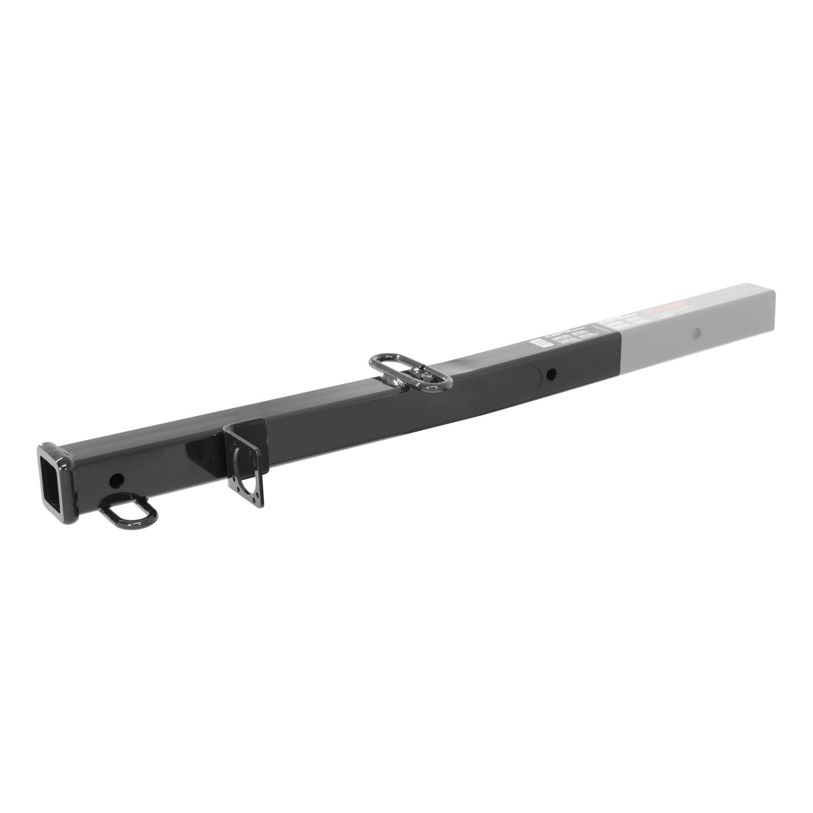 CURT Hitch Receiver Adapters 45048 Adapter, 2.00 in. To 2.50 in., Steel, Black Powdercoated, 34.00 in. Length, Each thumbnail 3