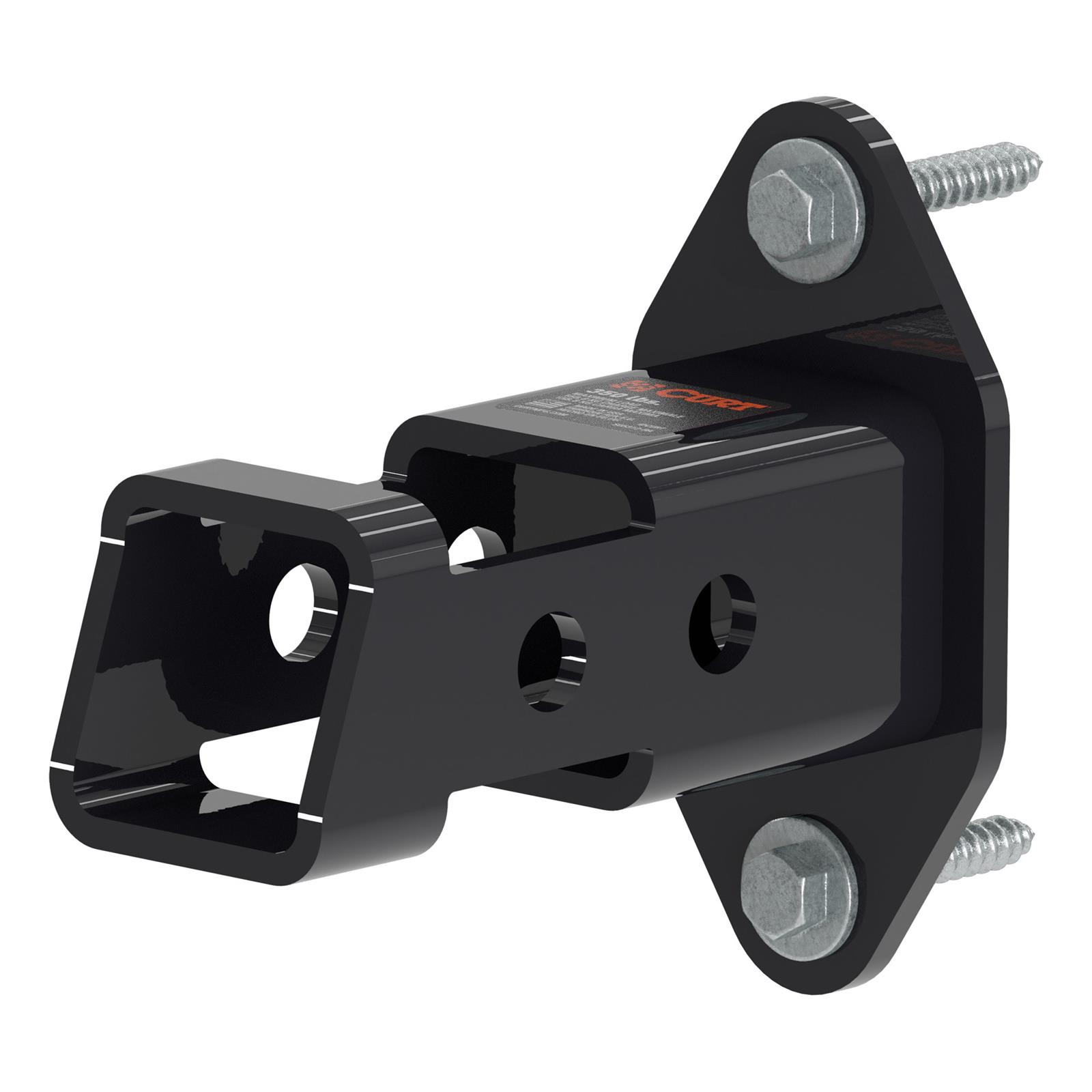 CURT Hitch Accessory Wall Mounts 45069 Accessories, Mount, 2 in. Hitches, Steel, Black, 350 lb. Rating, Each