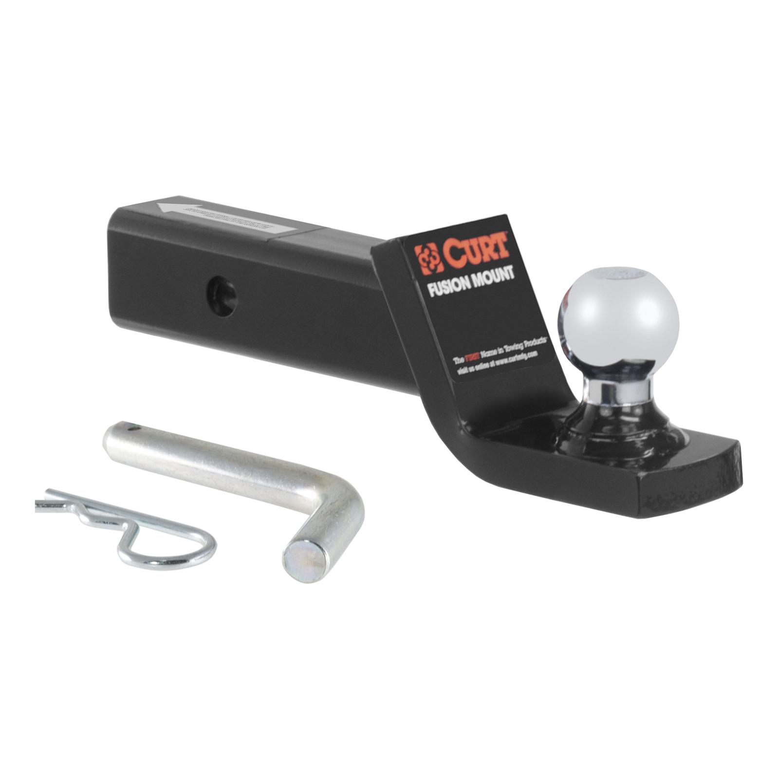 CURT Fusion Mount Ball Mounts 45131 Receiver Hitch Mount, Mount, 2 in. Drop, 1 7/8 in. Ball, Each thumbnail 2