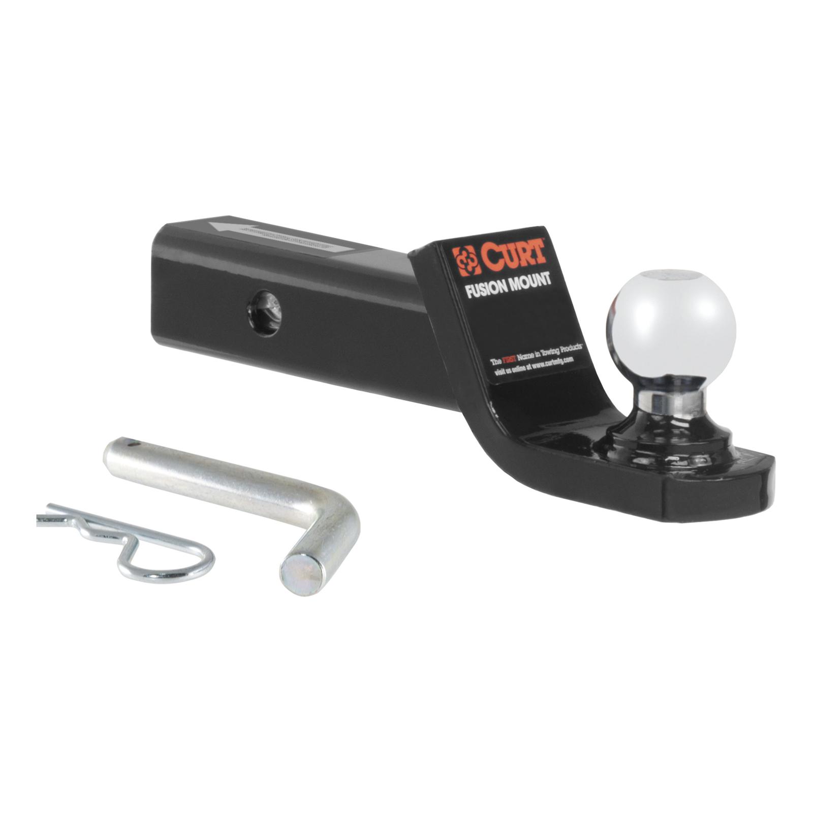 CURT Fusion Mount Ball Mounts 45134 Receiver Hitch Mount, Mount, 2 in. Drop, 2 in. Ball, Each thumbnail 2
