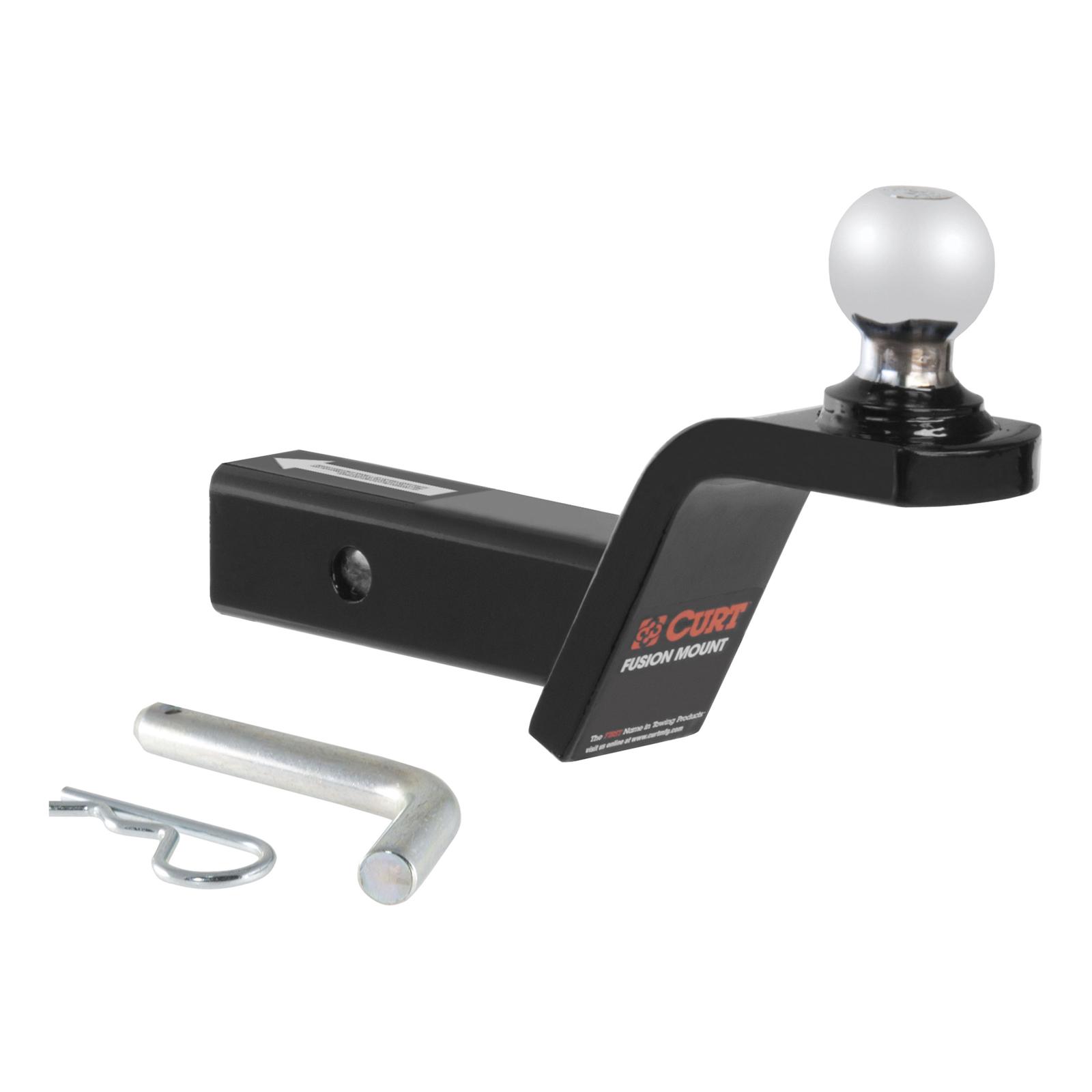 CURT Fusion Mount Ball Mounts 45155 Receiver Hitch Mount, Mount, 4 in. Rise, 2 in. Ball, Each thumbnail 2