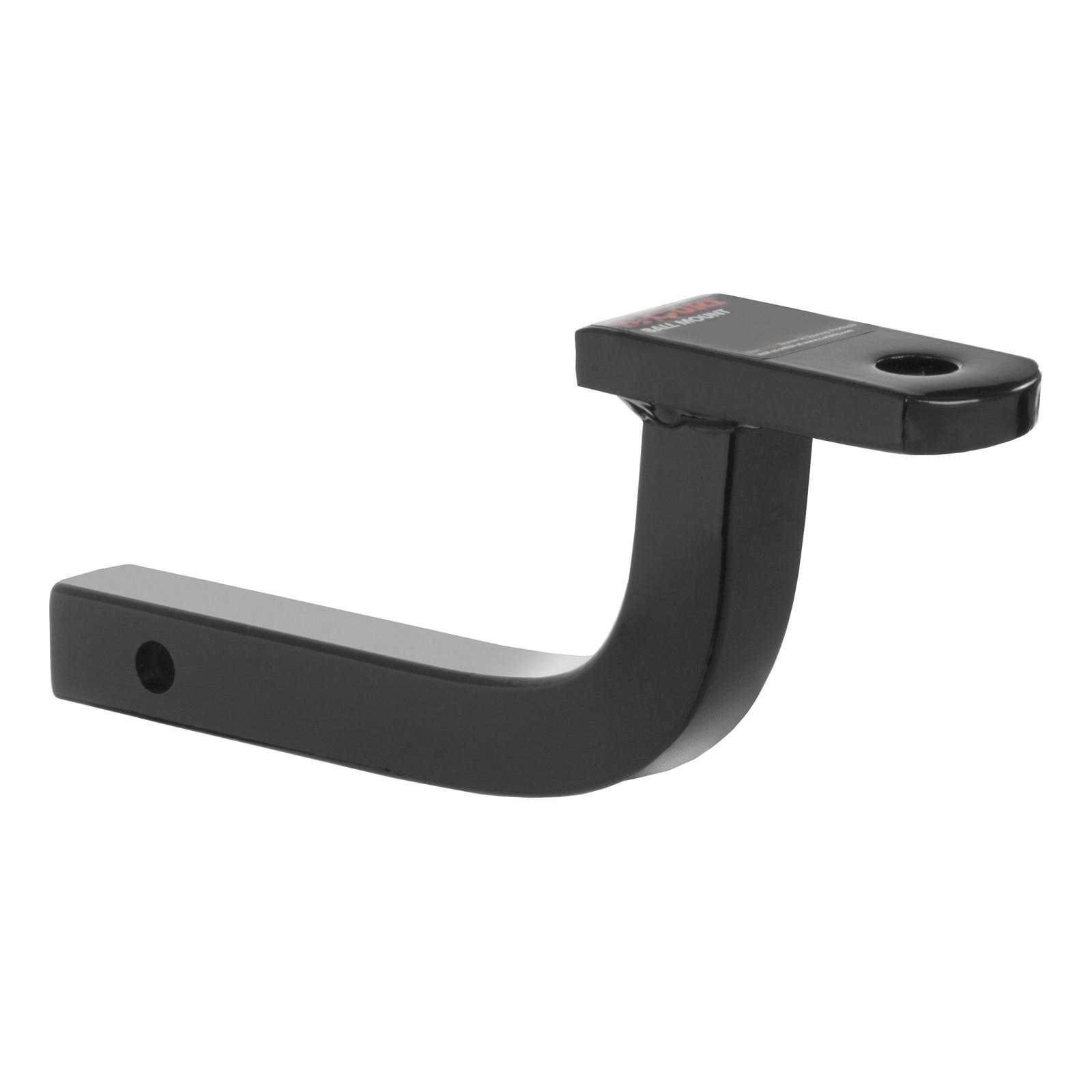 CURT Universal Ball Mounts 45520 Receiver Hitch Mount, Steel, Black, 1.25 in. Square, 0 in. Drop, 3.125 in. Rise, 9.75 Length, Each thumbnail 2