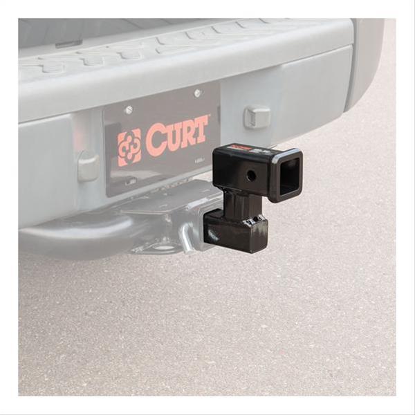 CURT Raised Receiver Adapters 45794 Hitch Adapter, Steel, Black, 2 in. Size, 4.25 in. Height, 5.25 in. Length, Each thumbnail 3
