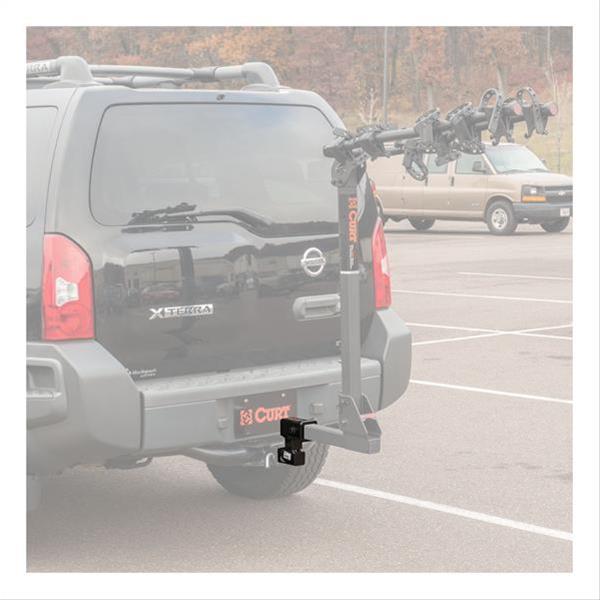 CURT Raised Receiver Adapters 45794 Hitch Adapter, Steel, Black, 2 in. Size, 4.25 in. Height, 5.25 in. Length, Each thumbnail 5