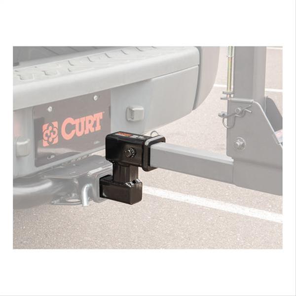 CURT Raised Receiver Adapters 45794 Hitch Adapter, Steel, Black, 2 in. Size, 4.25 in. Height, 5.25 in. Length, Each thumbnail 4