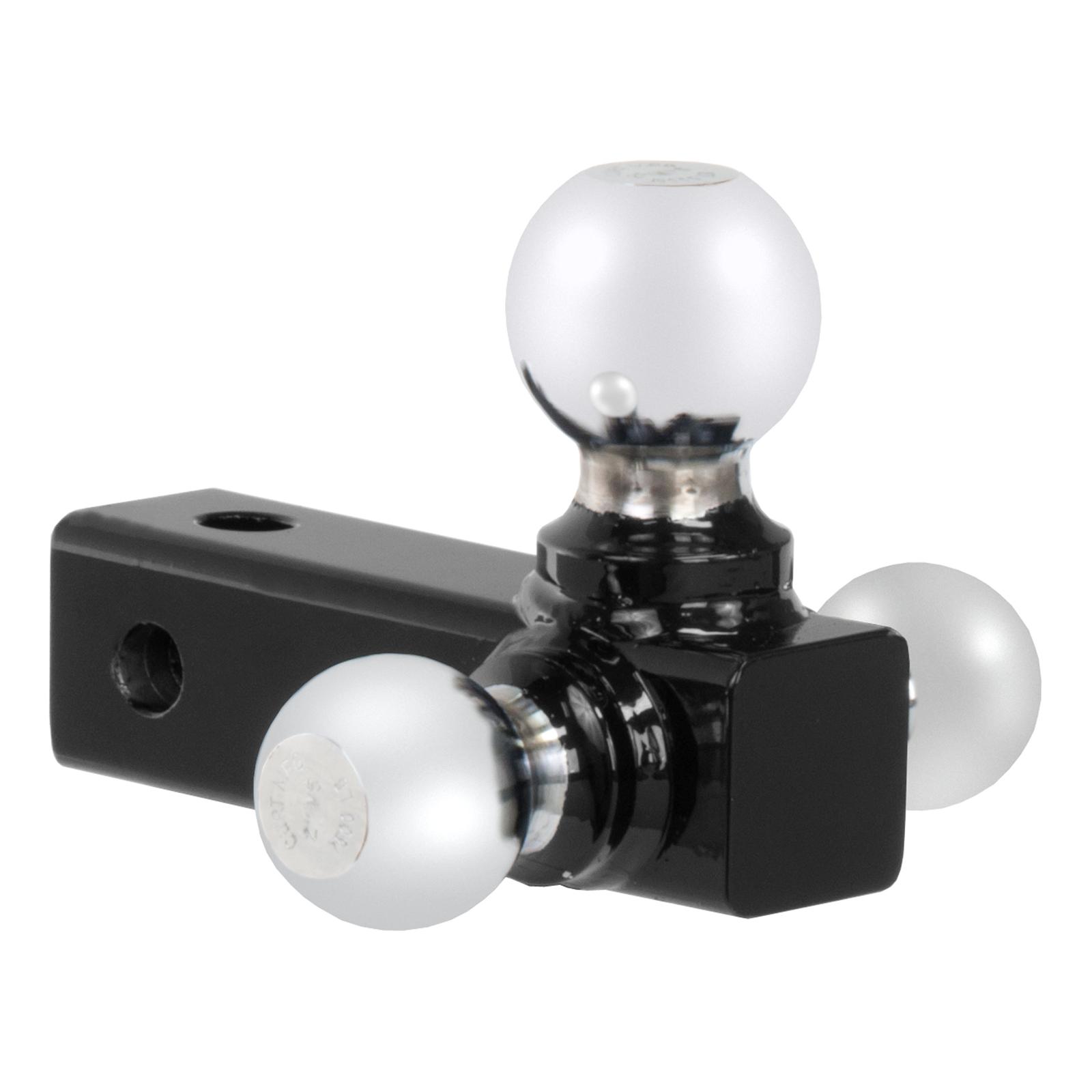 CURT Triple Ball Mounts 45800 Receiver Hitch Mount, Adjustable Tri-Ball Replacement, Each