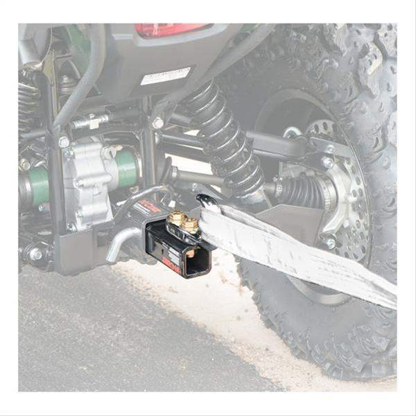 CURT Tow Hook Mounts 45825 Hook, 2 in. Receiver Mount, Black Tube, Chrome Hook, 7.50 in. Length, Each thumbnail 4