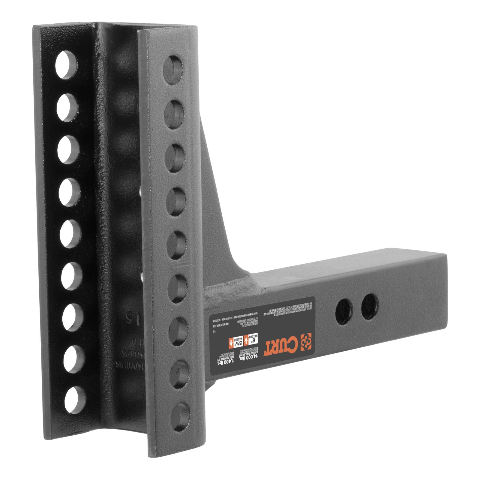 Curt Manufacturing Receiver Hitch Ball Mounts 45910 Receiver, Channel Mount, Adjustable, Replacement, Each thumbnail 3