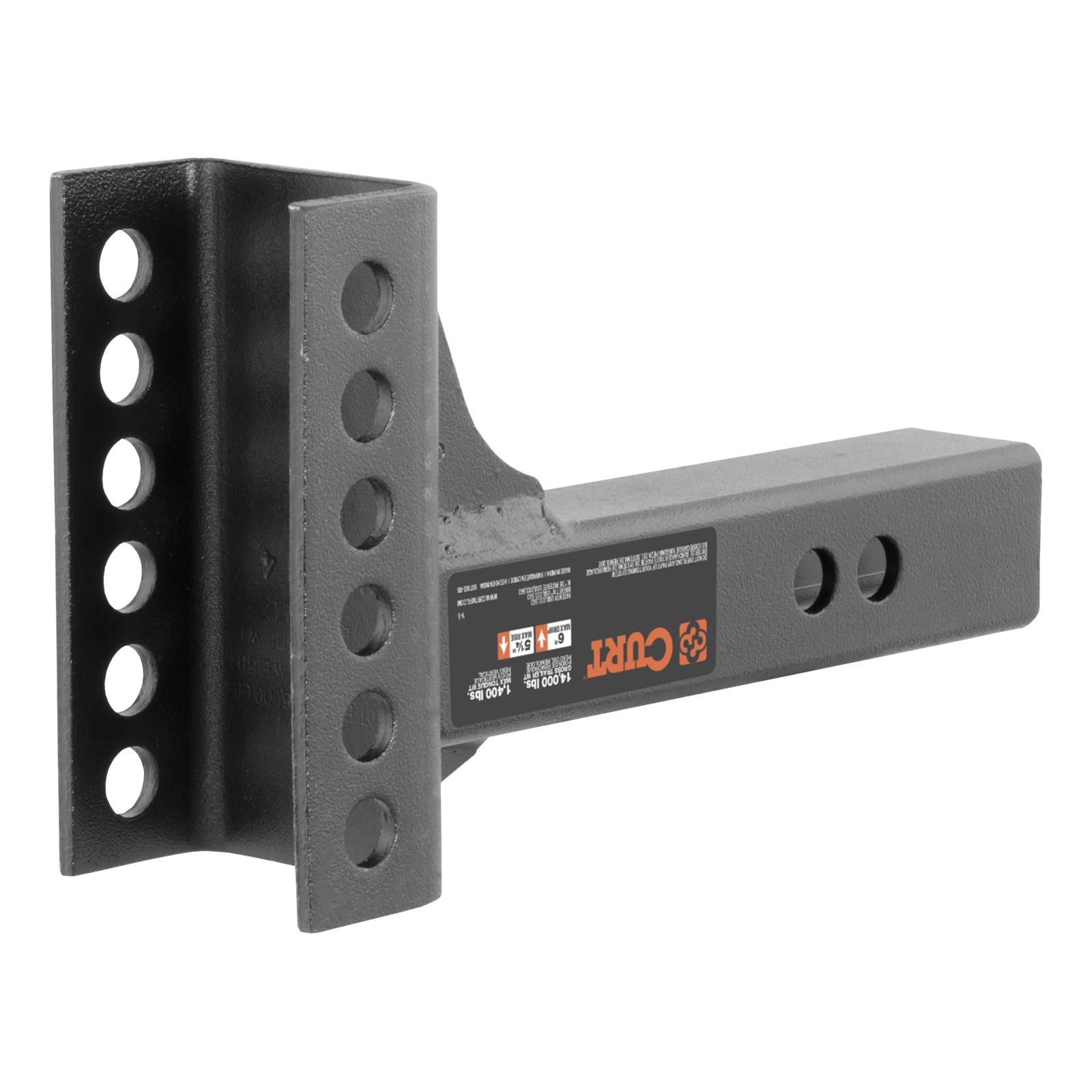 Curt Manufacturing Receiver Hitch Ball Mounts 45911 Receiver, Channel Mount, Adjustable, Replacement, Each thumbnail 3