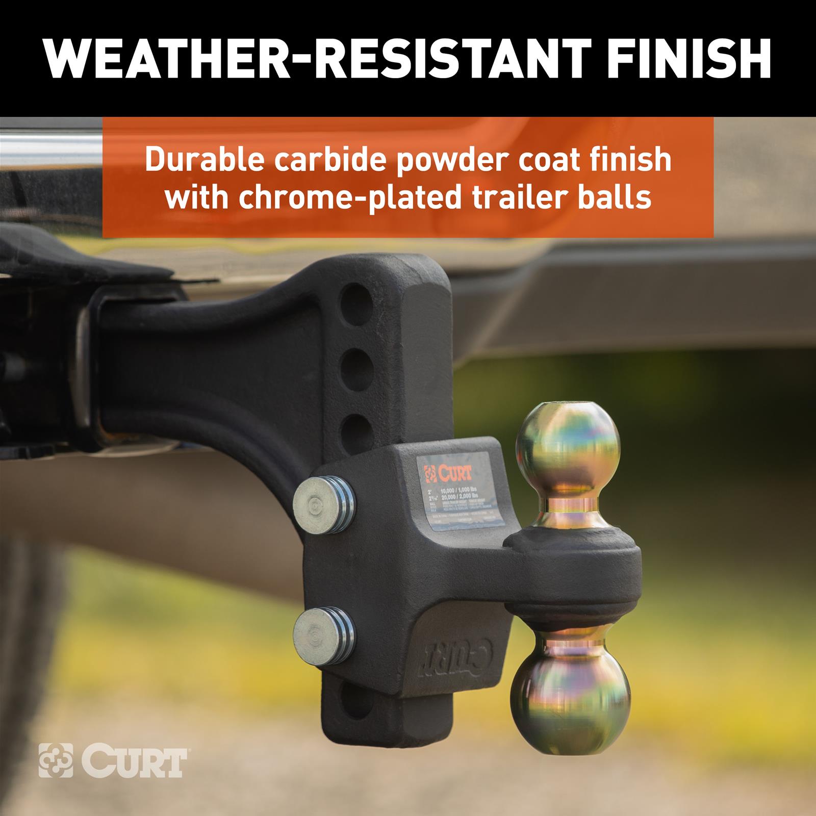 Curt Manufacturing Receiver Hitches 45937 Adjustable Hitch thumbnail 5