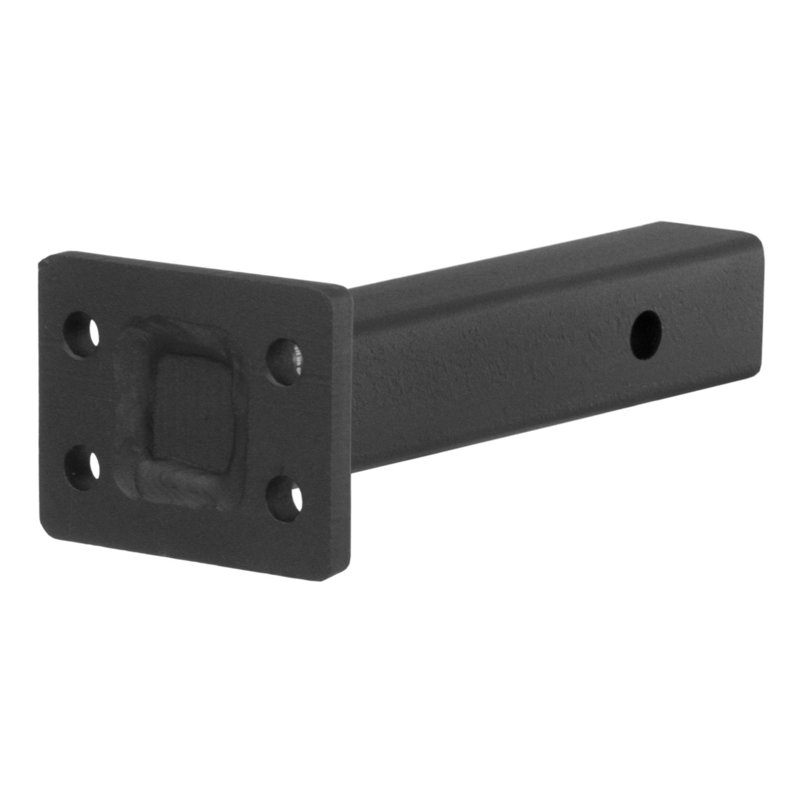 CURT Adjustable Pintle Mounts 48327 Mount, 20,000 lbs. GTW, 1-Position Mounting, 2 in. Square Receiver Mount, Steel, Black Carbide, Each