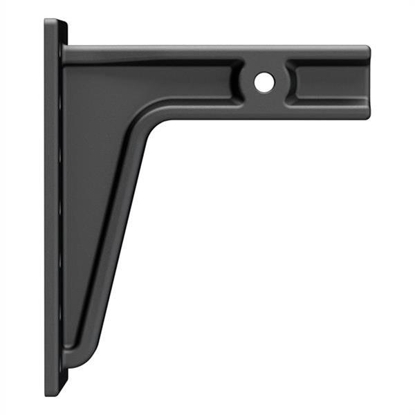 CURT Adjustable Pintle Mounts 48349 Mount, Adjustable, 20,000 lbs. , 6-Position Mounting, 2 1/2 in. Square Receiver Style, Steel, 12 1/2 in. High, 10 3/4 in. Long, Black, Each thumbnail 2