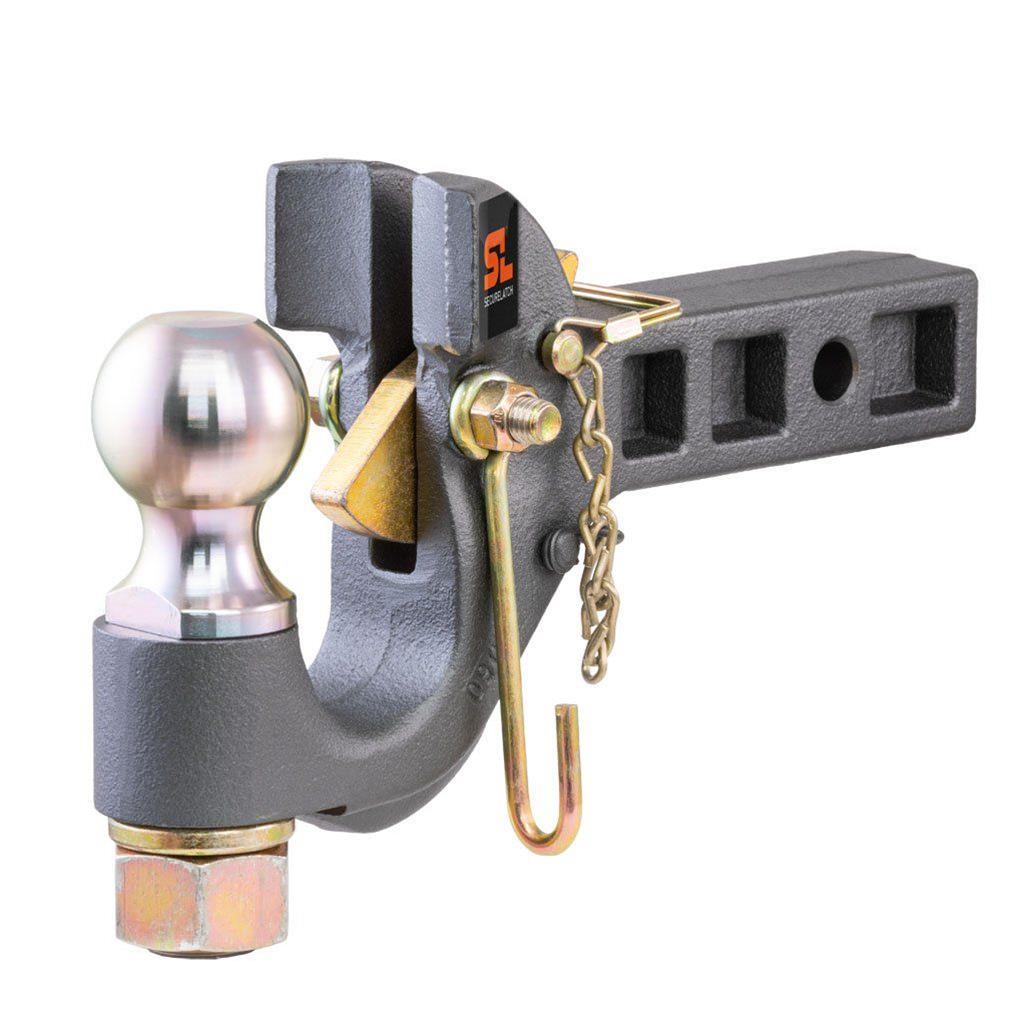 Curt Manufacturing Tow Hooks and Covers 48406 Hitch, SecureLatch Hitch