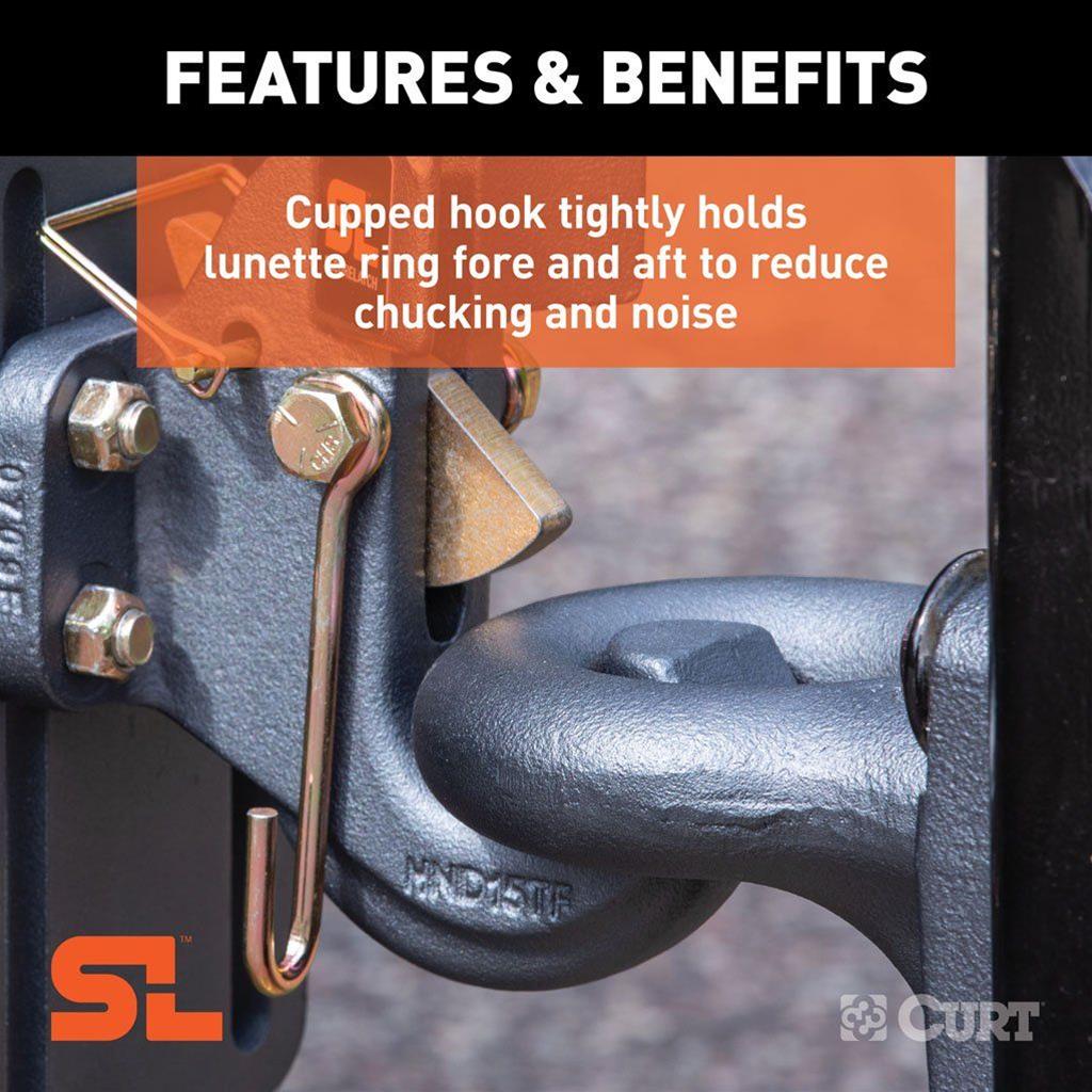 CURT SecureLatch Pintle Hooks 48505 Tow Hook, Hook thumbnail 6