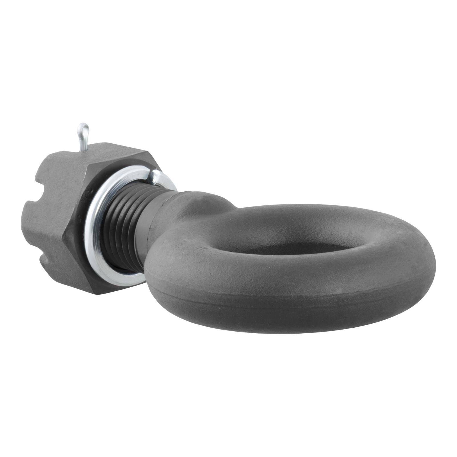 CURT Forged Alloy Stud-Style Lunette Eyes 48530 Eye, 45,000 lbs. GTW, 3 in. Eye Diameter, Steel, Black, Each thumbnail 2