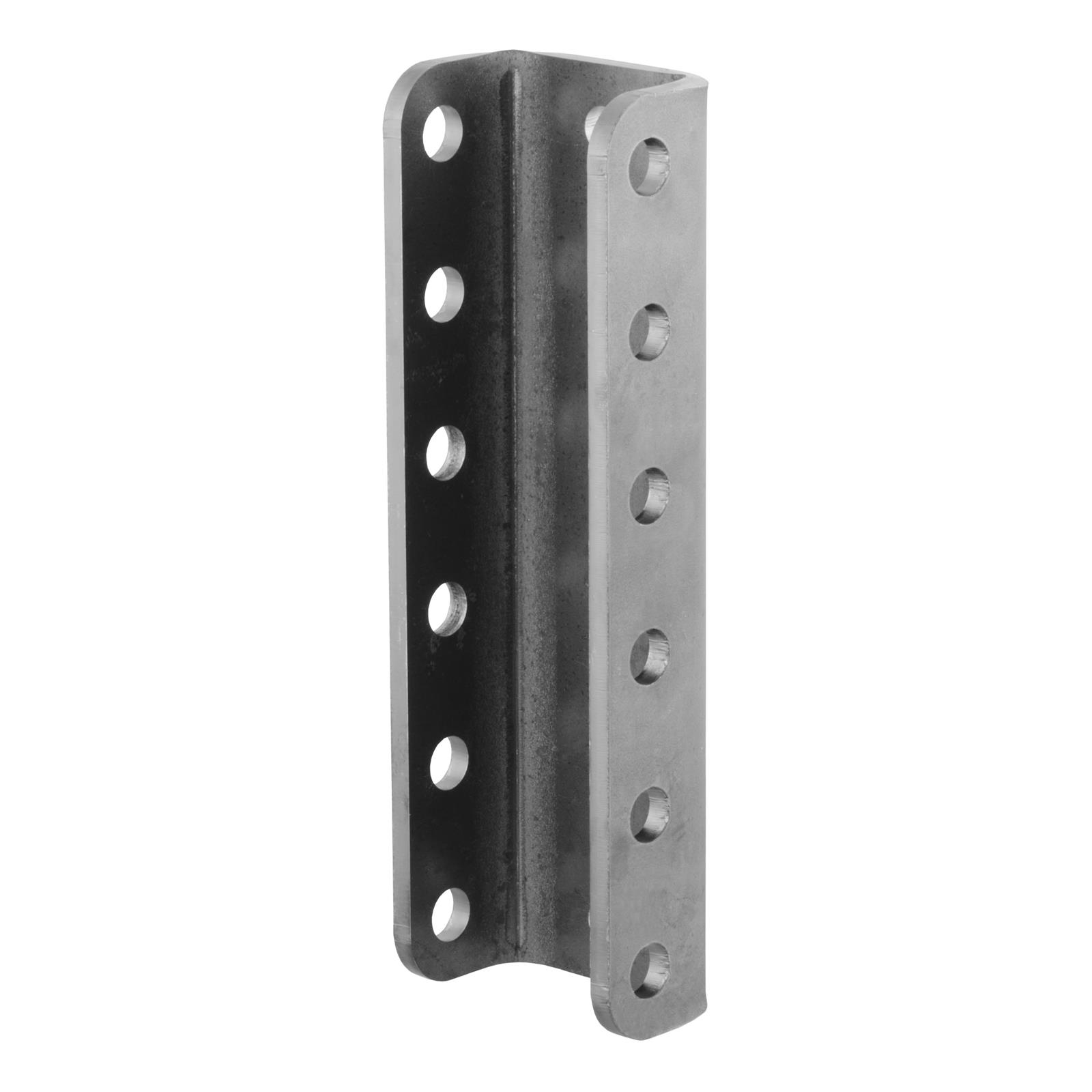 CURT Forged Alloy Lunette Eyes and Channels 48650 Coupler Channel, Adjustable, Steel, 3.000 in. Width, 11.750 in. High, Each