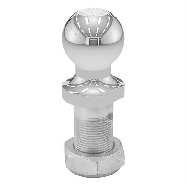 CURT Hitch Balls 48810 Ball, Chrome, 1 7/8 in. Ball, 1.250 in. Diameter Shank, Pintle Ball Replacement, 6,000 lbs., Each thumbnail 2