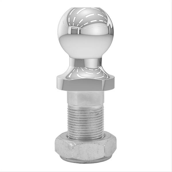 CURT Hitch Balls 48810 Ball, Chrome, 1 7/8 in. Ball, 1.250 in. Diameter Shank, Pintle Ball Replacement, 6,000 lbs., Each thumbnail 3