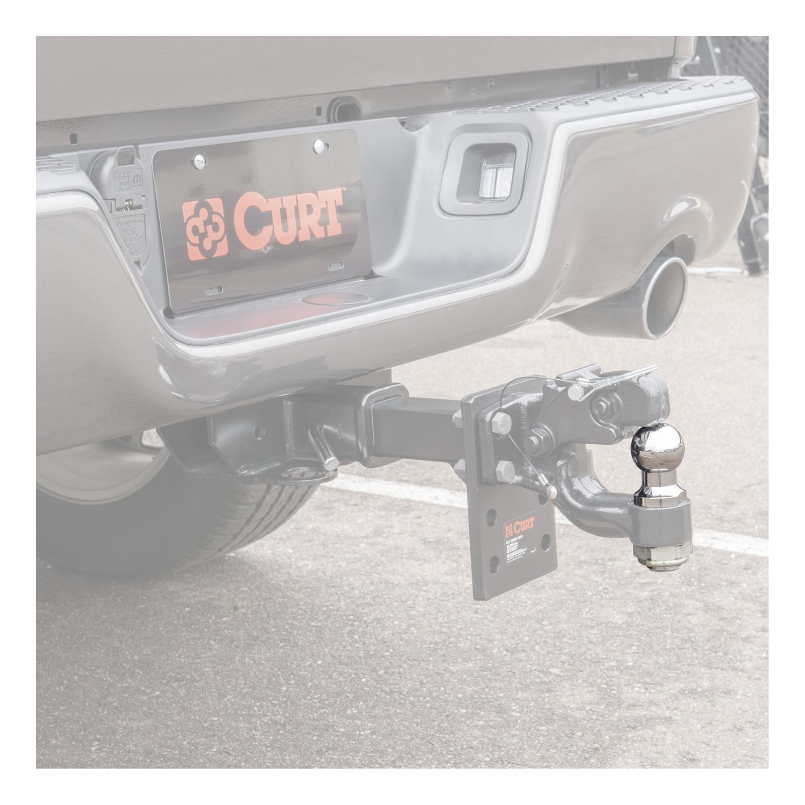 CURT Hitch Balls 48830 Ball, Chrome, 2 5/16 in. Ball, 1.250 in. Diameter Shank, Pintle Ball Replacement, 12,000 lbs, Each