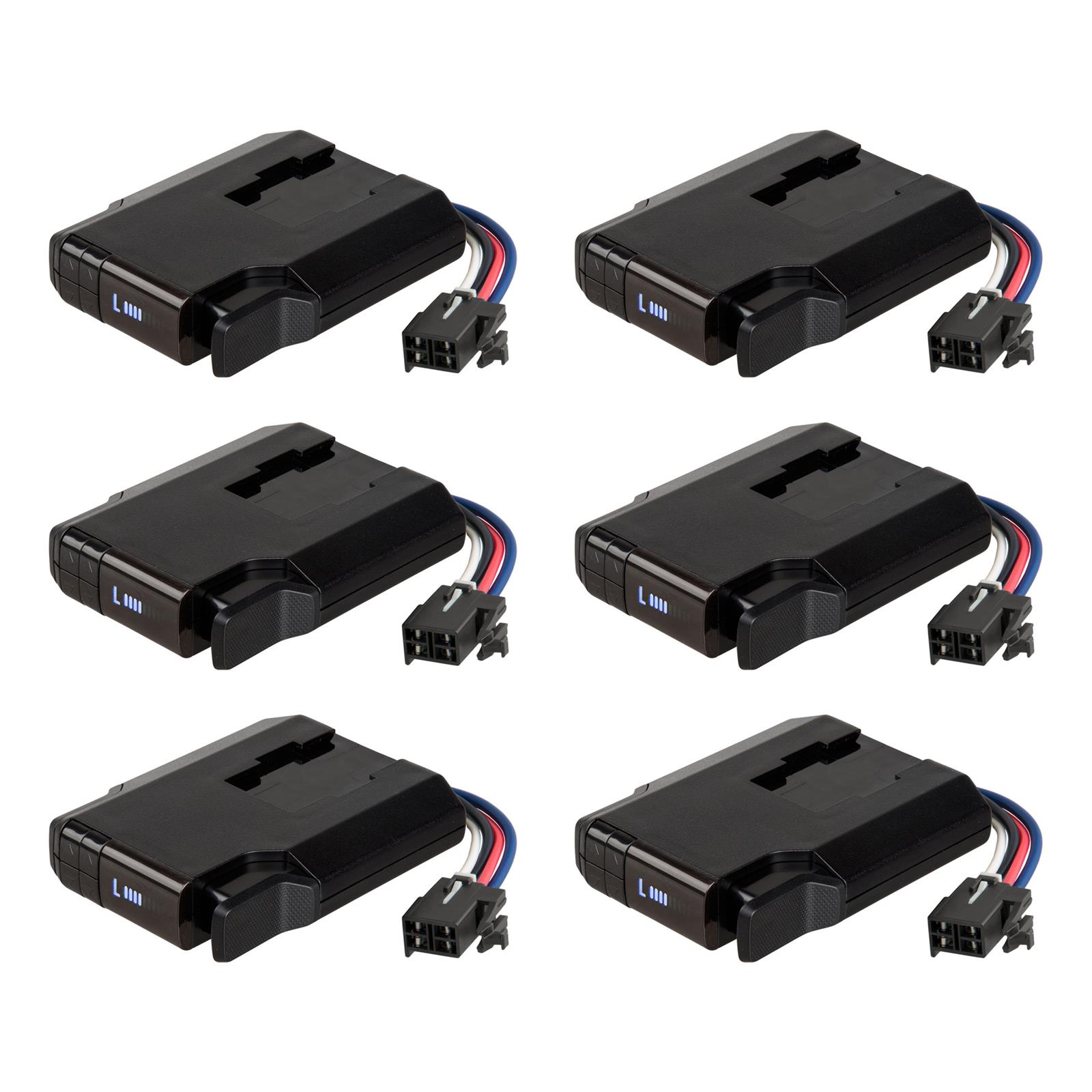 CURT Venturer NEXT Brake Controllers 511166 Trailer Controller, NEXT, Operates 2-6 Brakes, 1-3 Axles, LED, Under Dash Mount, Black, Plastic, Time Delay Activation, Set of 6 thumbnail 5