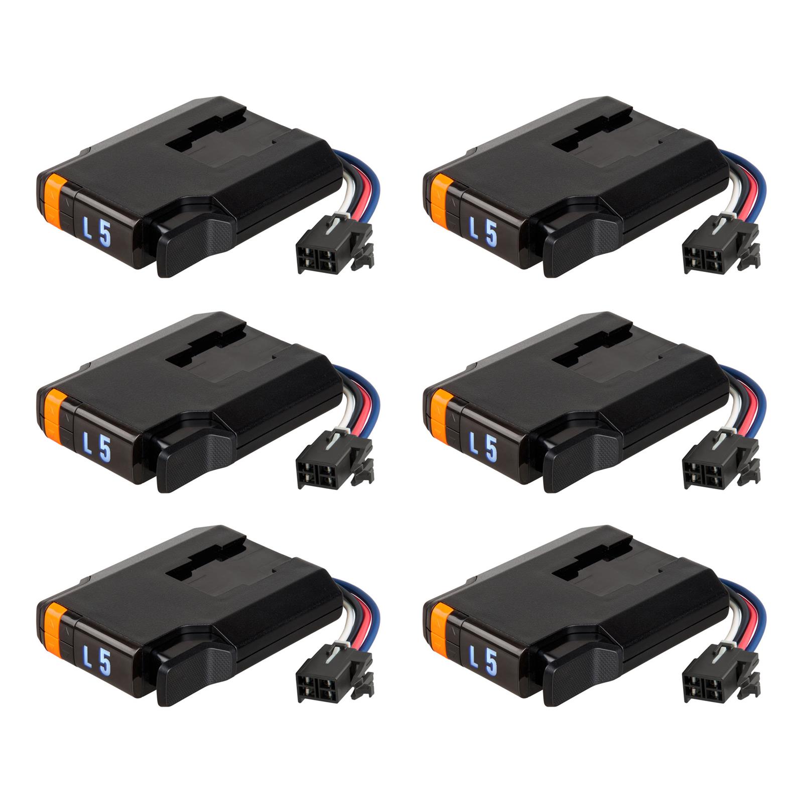 CURT Discovery NEXT Brake Controllers 511266 Trailer Controller, NEXT, Operates 2-8 Brakes, 1-4 Axles, LED, Under Dash Mount, Black, Plastic, Time Delay Activation, Set of 6 thumbnail 4