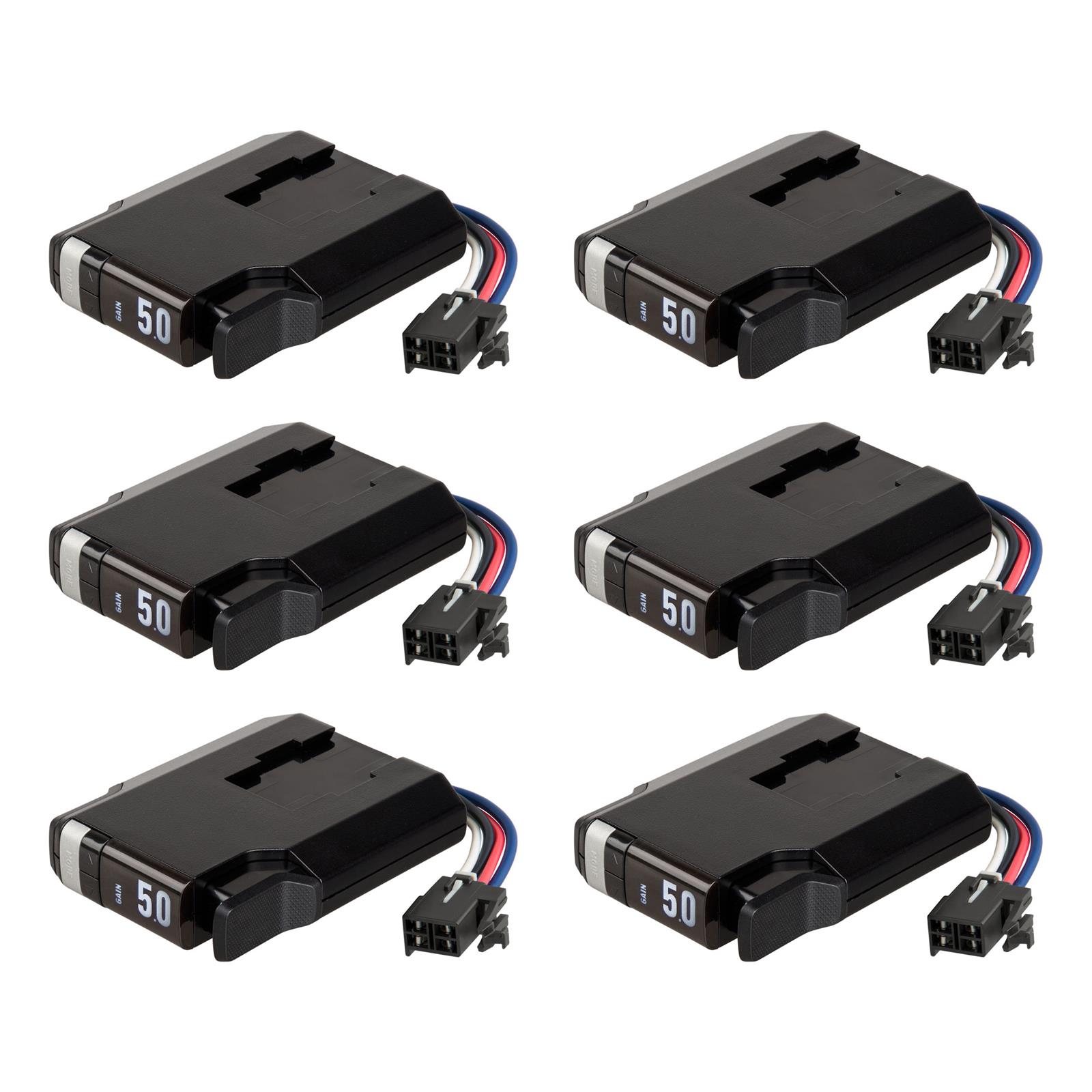 CURT TriFlex NEXT Brake Controllers 511466 Trailer Controller, NEXT, Operates 2-8 Brakes, 1-4 Axles, LED, Under Dash Mount, Black, Plastic, Inertia Based Activation, Set of 6 thumbnail 4