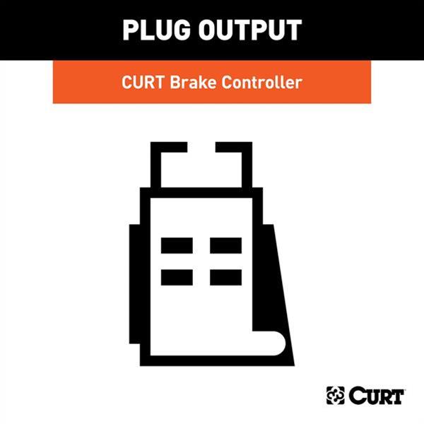 Curt Manufacturing Trailer Brake Controller Harnesses 51524 Control Wire Harness thumbnail 5