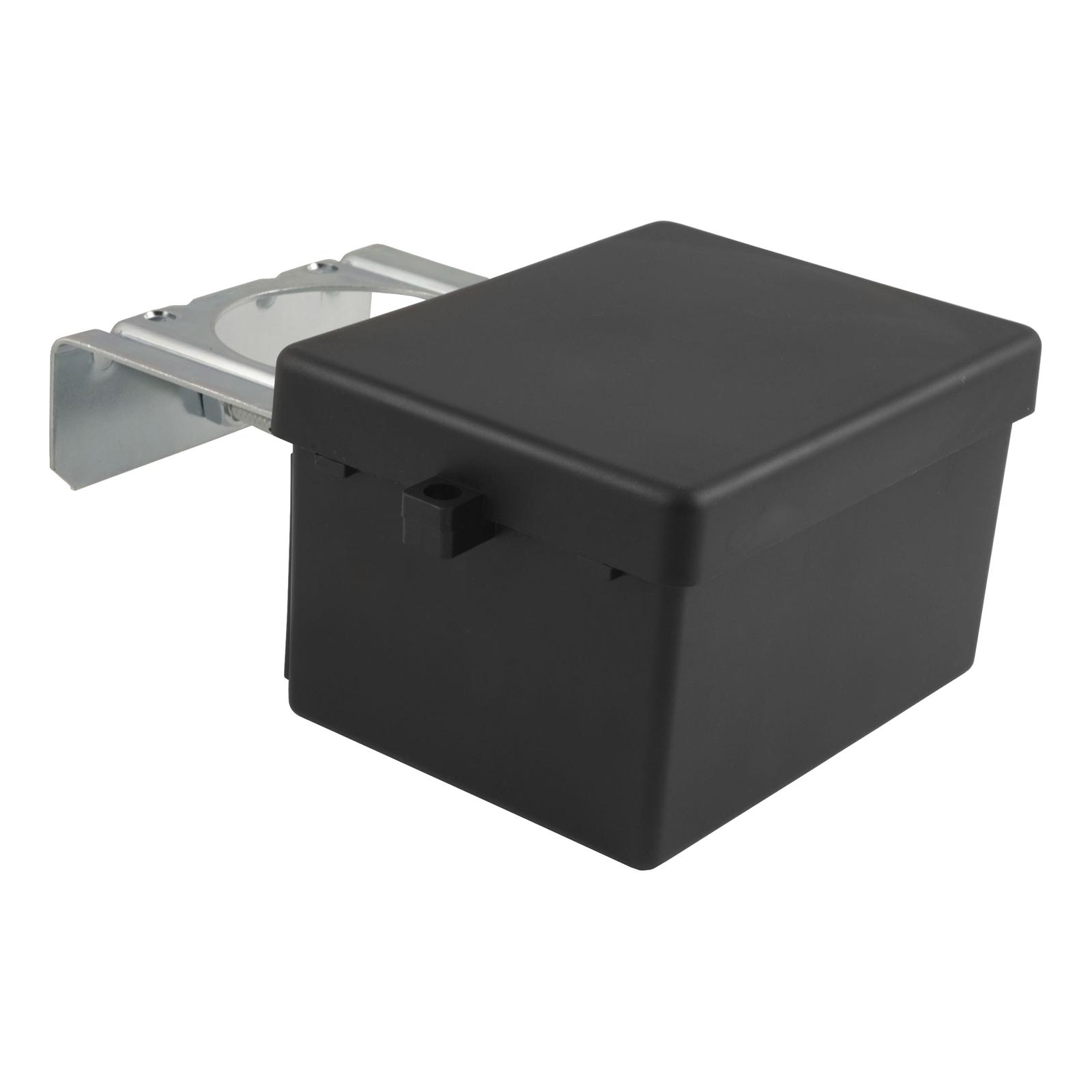 Curt Manufacturing Battery Boxes and Trays 52029 Box, Polyethelyne, Black, Trailer Brake Breakaway System, Flat Surface Mount, Weldable Bracket, Each thumbnail 2