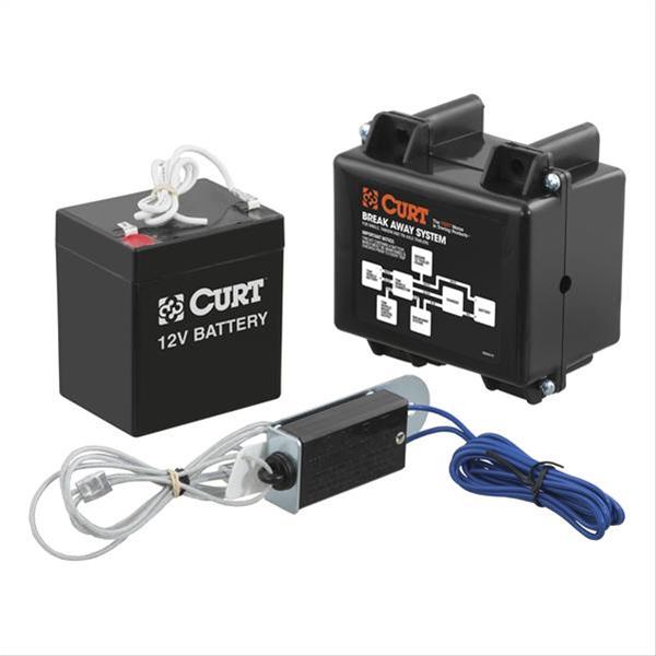 CURT Soft-Trac I Breakaway Systems 52041 Trailer Switch, Soft Trac I, Battery, Case, Switch, Harness, Hardware, Kit