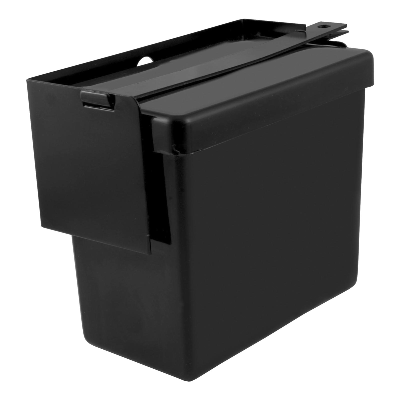 Curt Manufacturing Battery Boxes and Trays 52090 Box, Polyethelyne, Black, Trailer Brake Breakaway System, Flat Surface Mount, Lockable, with Bracket thumbnail 2
