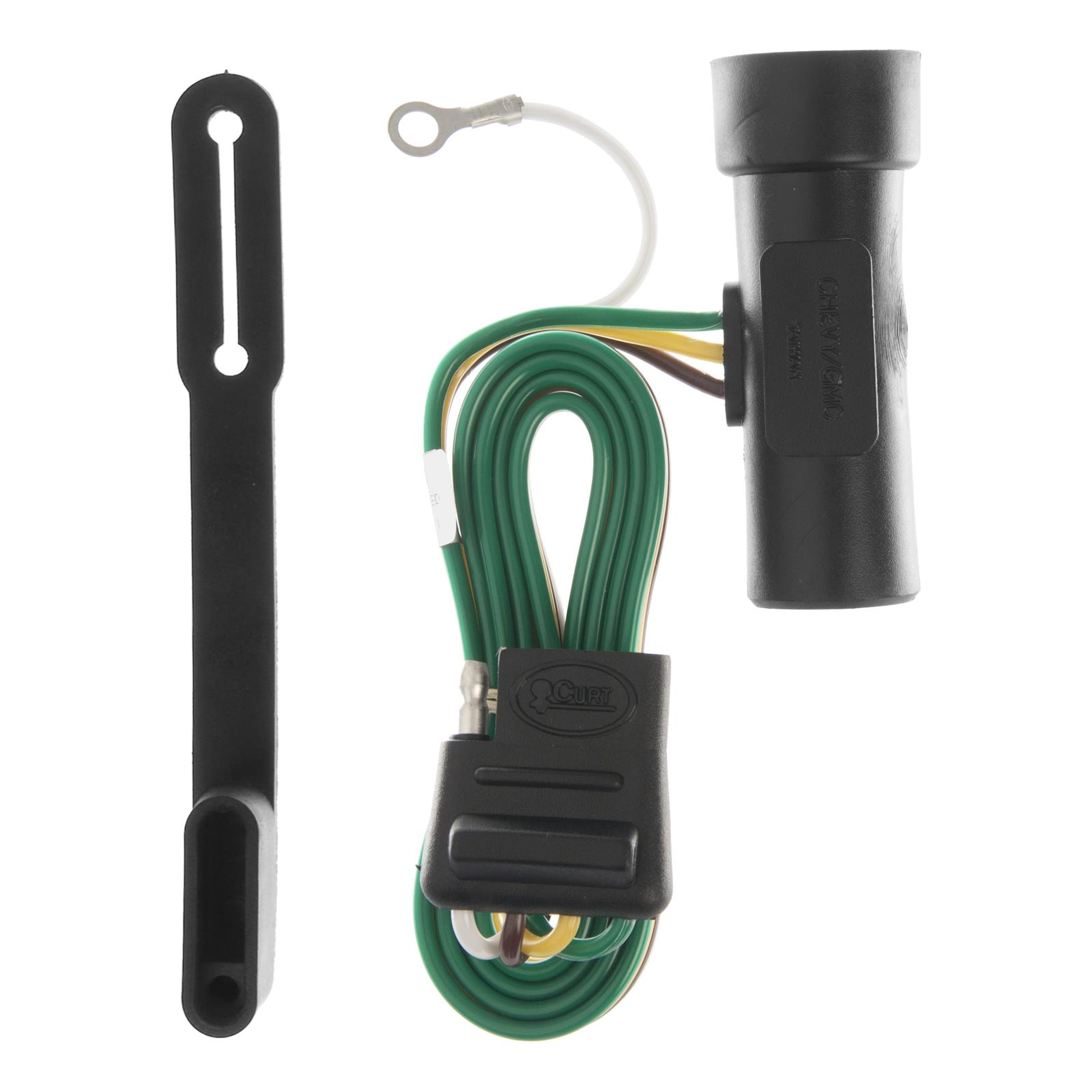 CURT Custom Wiring Connector Harnesses 55311 Vehicle Towing Harness Adapter, T-Connector, 2-Wire System, Chevy/GMC, Each