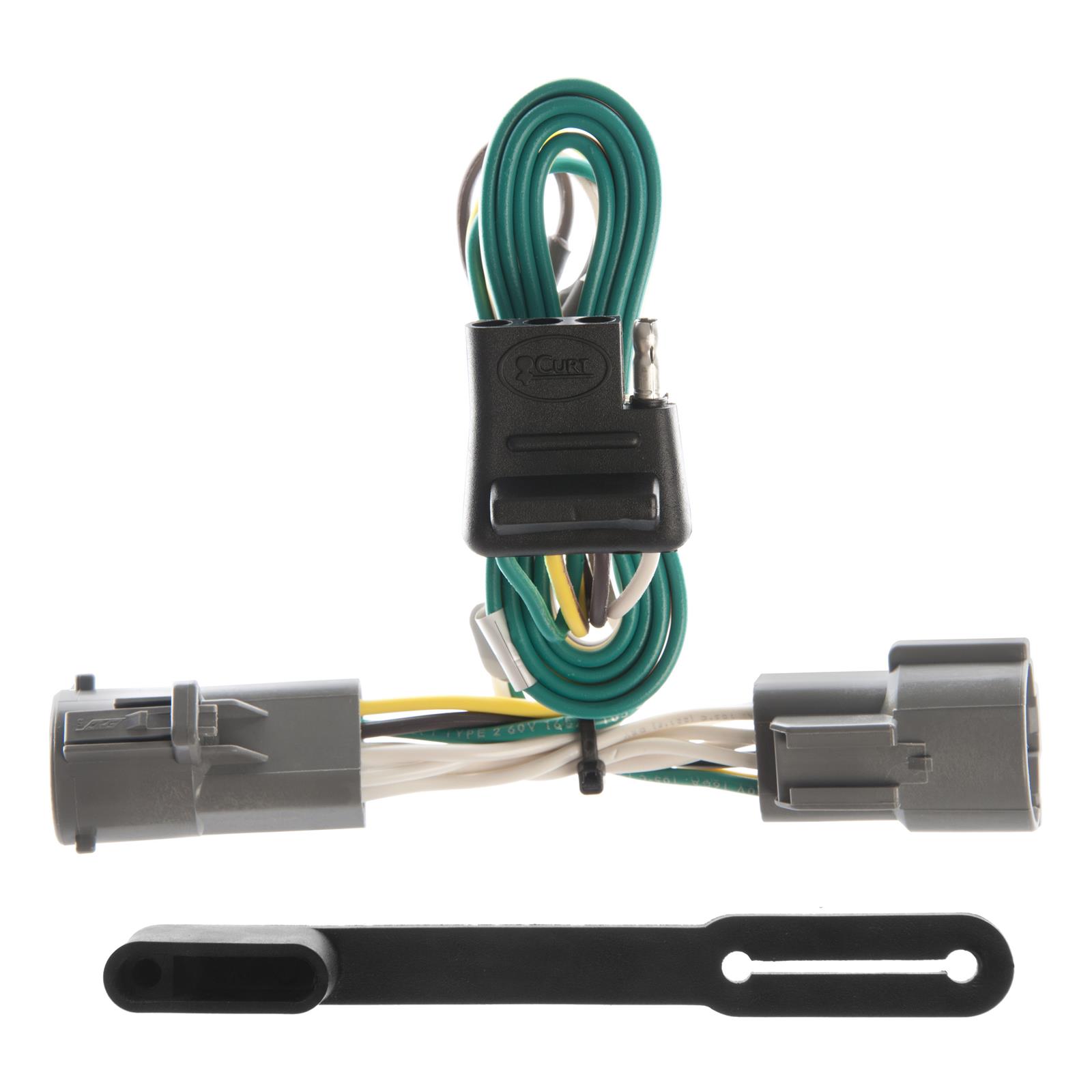 CURT Custom Wiring Connector Harnesses 55316 Vehicle Towing Harness Adapter, T-Connector, 2-Wire System, Ford, Each