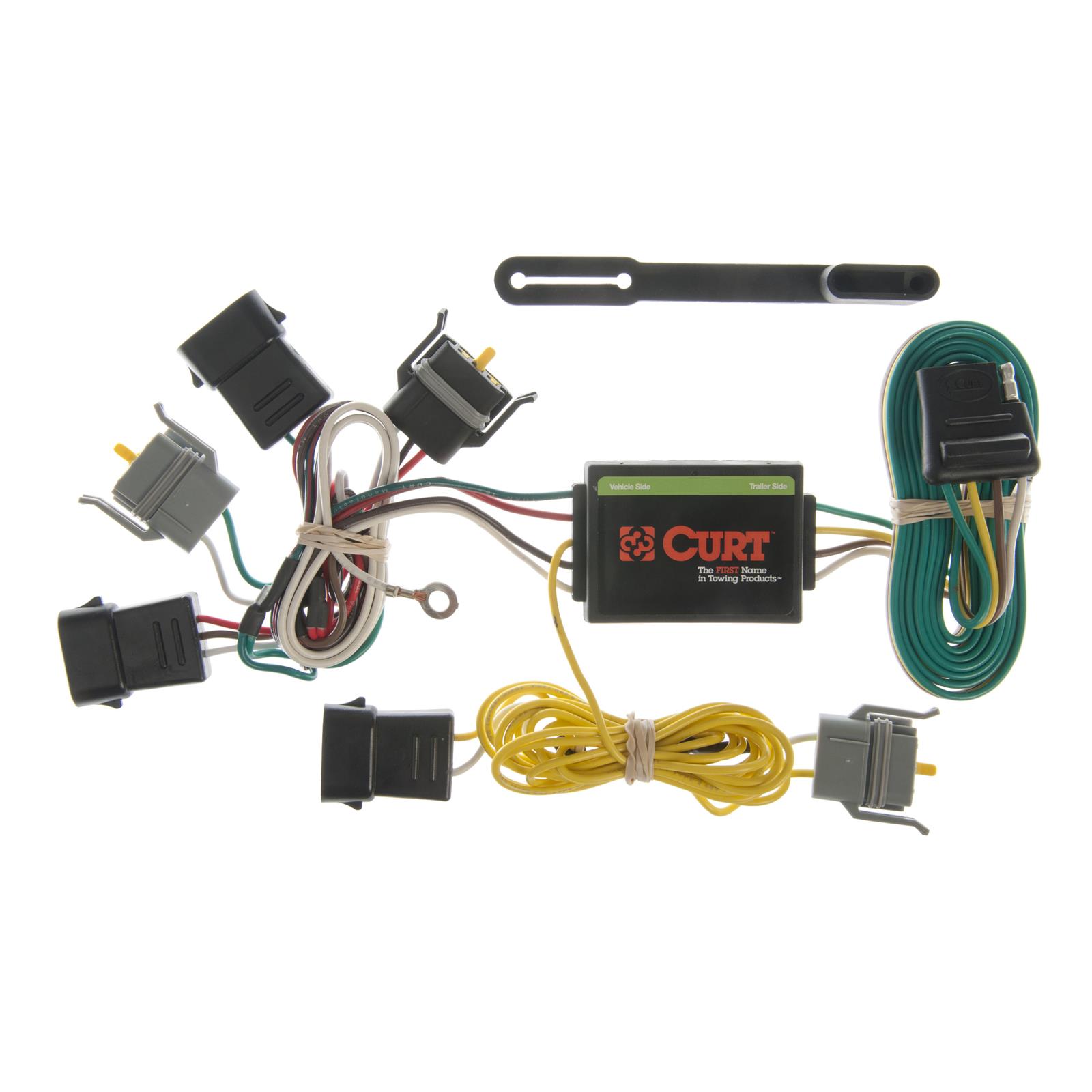 CURT Custom Wiring Connector Harnesses 55343 Vehicle Towing Harness Adapter, T-Connector, 3-Wire System, Converter, Ford/Mazda, Each