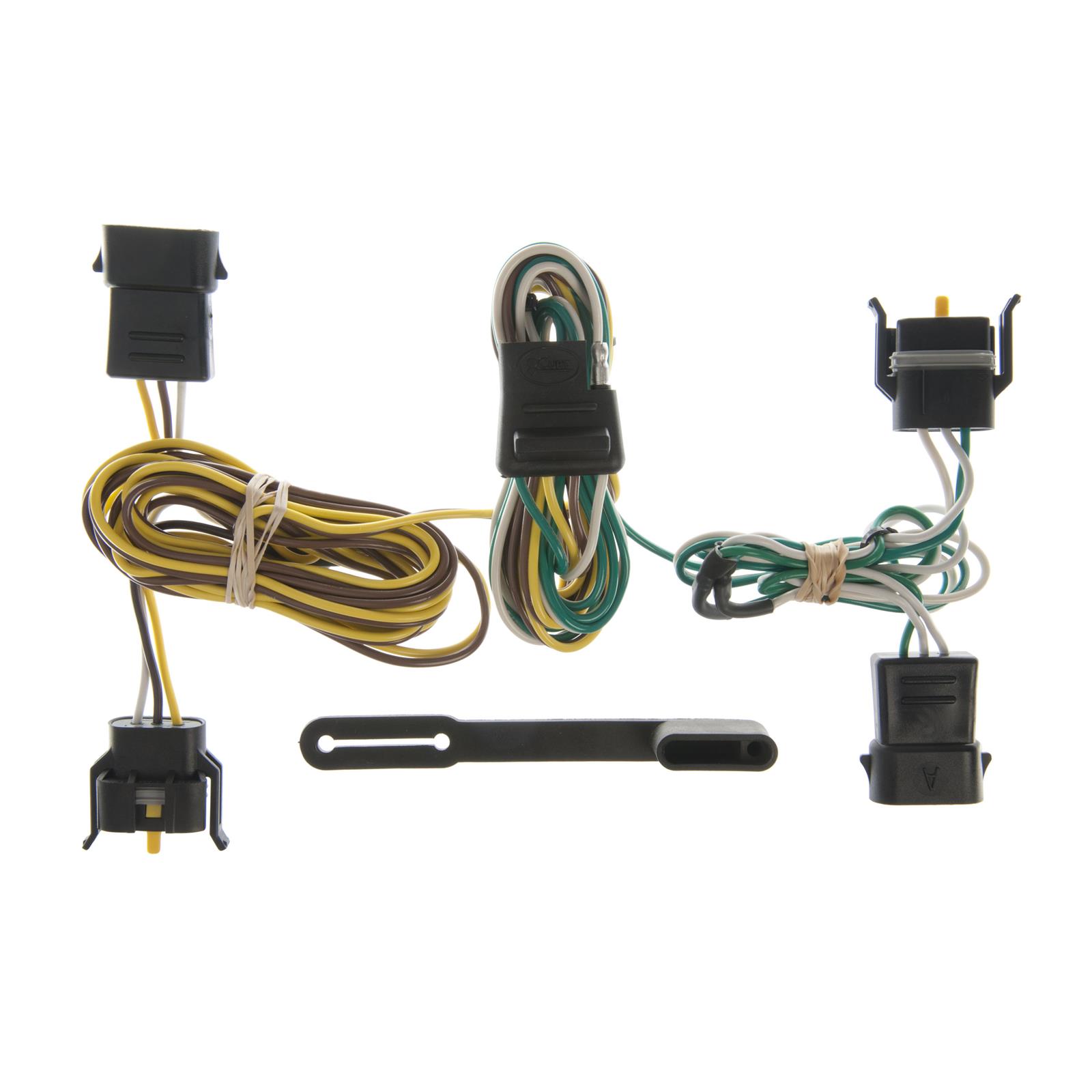 CURT Custom Wiring Connector Harnesses 55344 Vehicle Towing Harness Adapter, T-Connector, 2-Wire System, Ford, Lincoln, Mercury, Each
