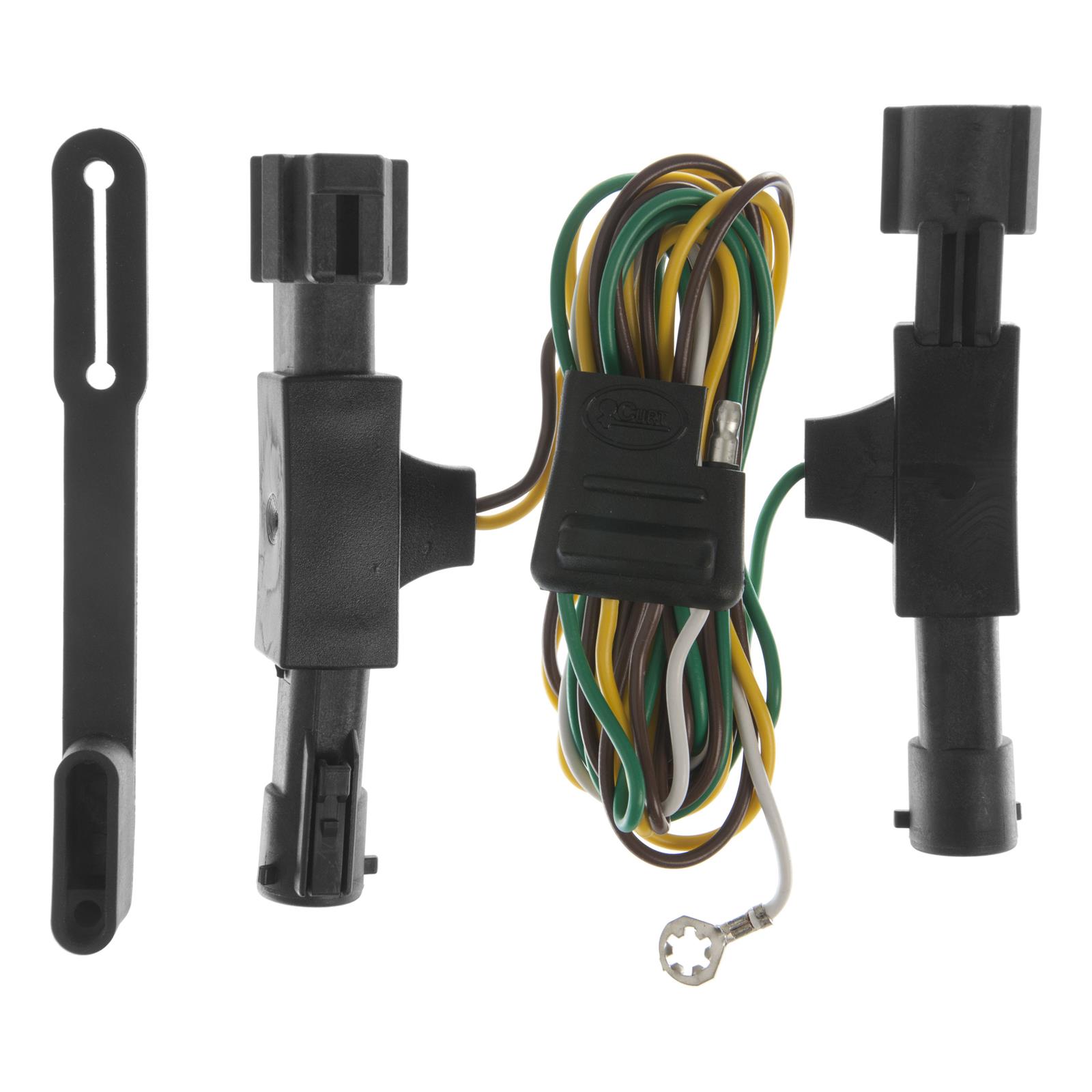 CURT Custom Wiring Connector Harnesses for 1992-1996 BRONCO - 55350 Vehicle Towing Harness Adapter, T-Connector, 2-Wire System, Ford, Each