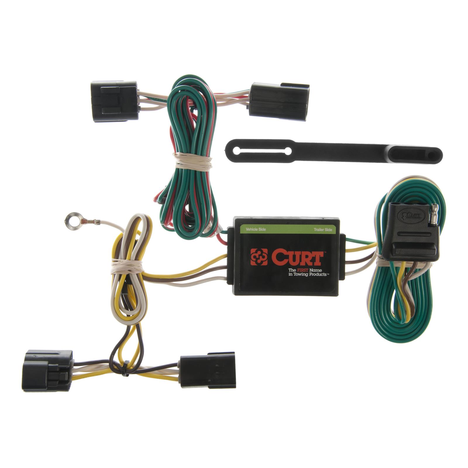CURT Custom Wiring Connector Harnesses 55360 Vehicle Towing Harness Adapter, T-Connector, 3-Wire System, Converter, for use on Honda®/Isuzu, Each