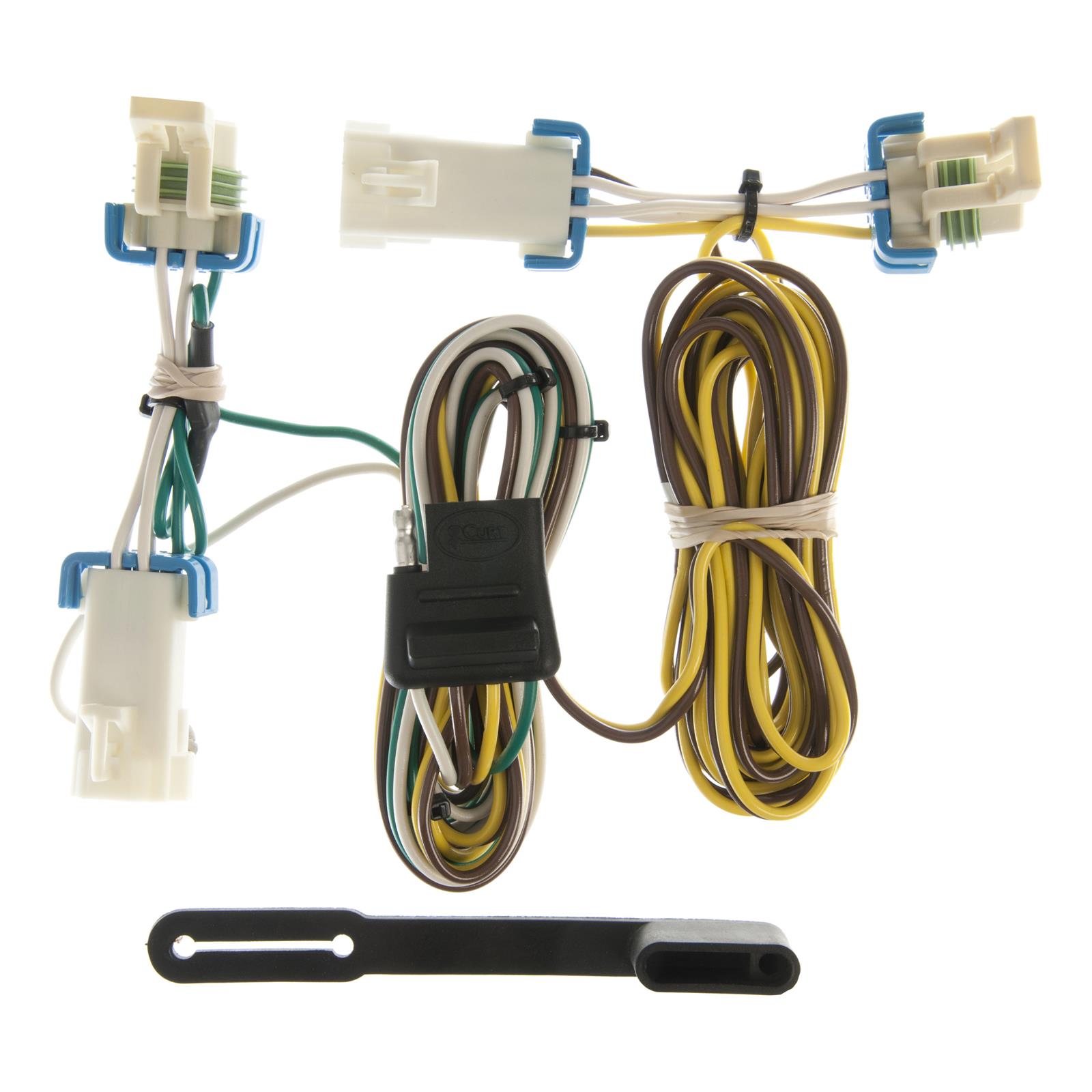 CURT Custom Wiring Connector Harnesses for 2001-2005 AZTEK, 2002-2007 RENDEZVOUS - 55383 Vehicle Towing Harness Adapter, T-Connector, 2-Wire System, Buick/Pontiac, Each