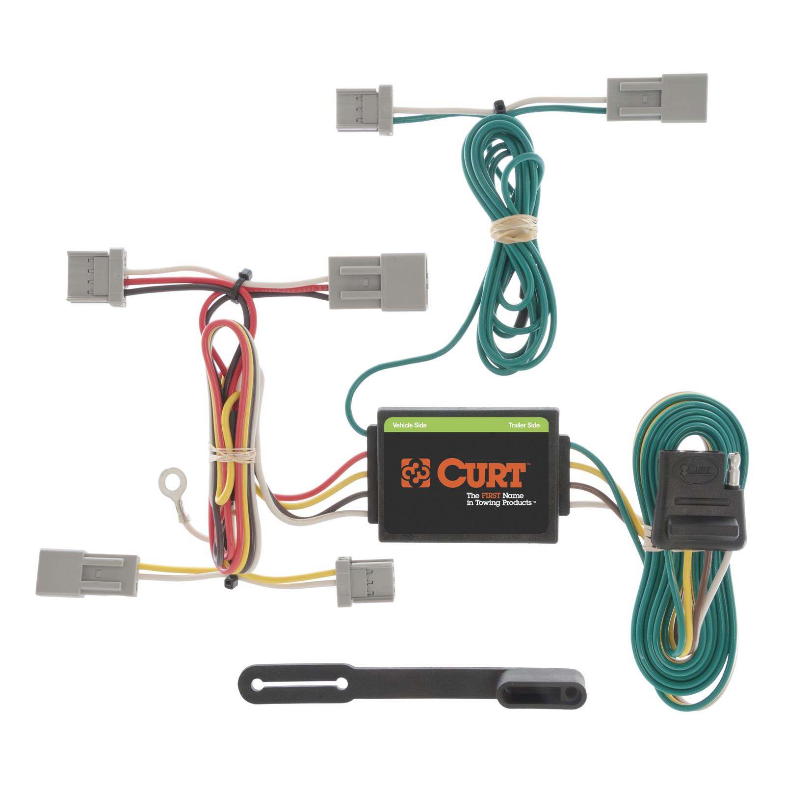 CURT Custom Wiring Connector Harnesses 56011 Vehicle Towing Harness Adapter, T-Connector, 3-Wire System, for use on Honda®, Mazda, Mitsubishi. Each